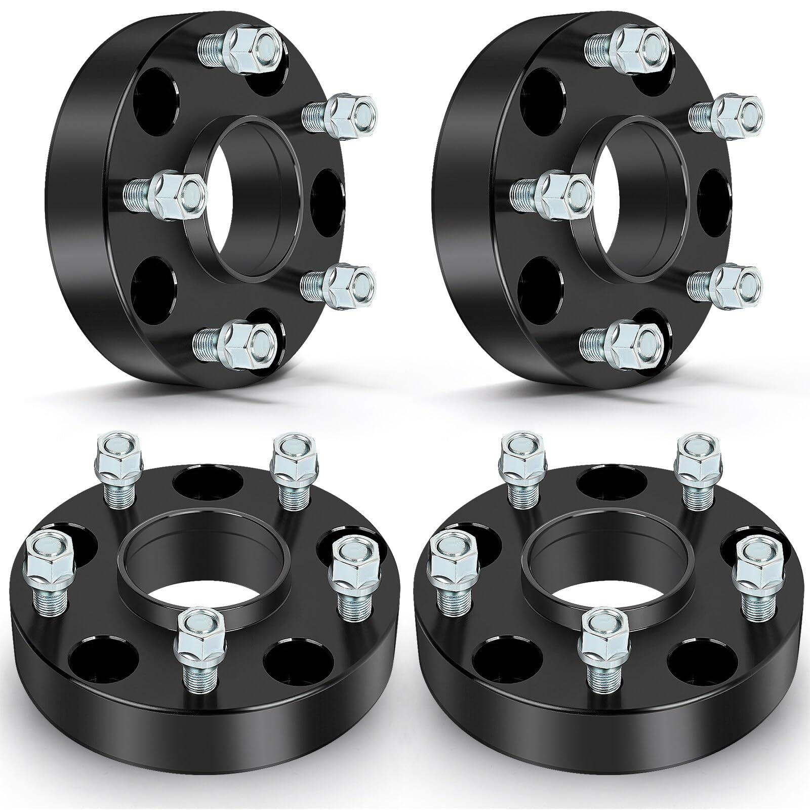 Scitoo 4Pcs 1.5' Wheel Spacers 5X5.5 Studs 9/16 77.8Mm 5Lug Hubcentric Wheel Spacers Fit For Ram 1500 For Dodge Ram 1500 Dakota For Durango