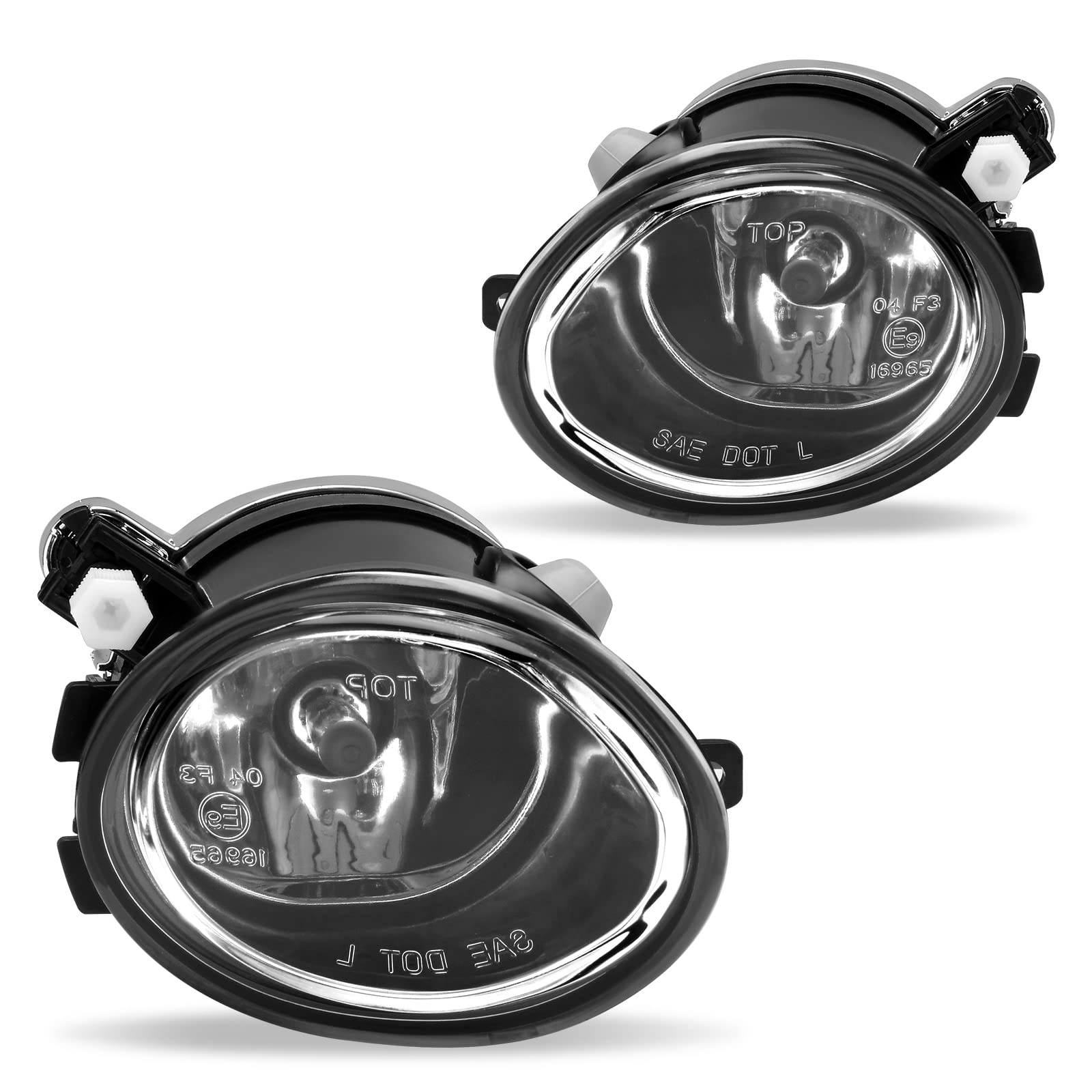 Autosaver88 Fog Lights Compatible With 2001 2002 2003 2004 2005 Bmw 320I / 325I / 325Xi / 330I / 330Xi / Bmw 3 Series E46 (Only