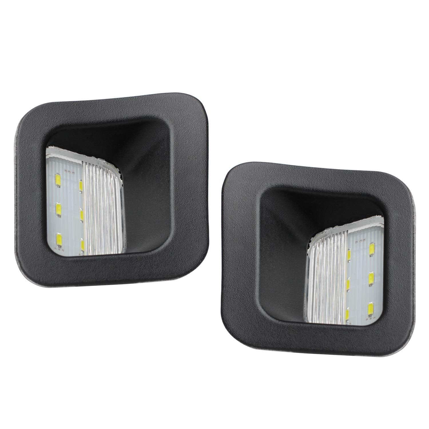 Ruxifey Led License Plate Light Tag Lights Compatible With 2003 To 2018 Dodge Ram 1500 2500 3500, 6000K White