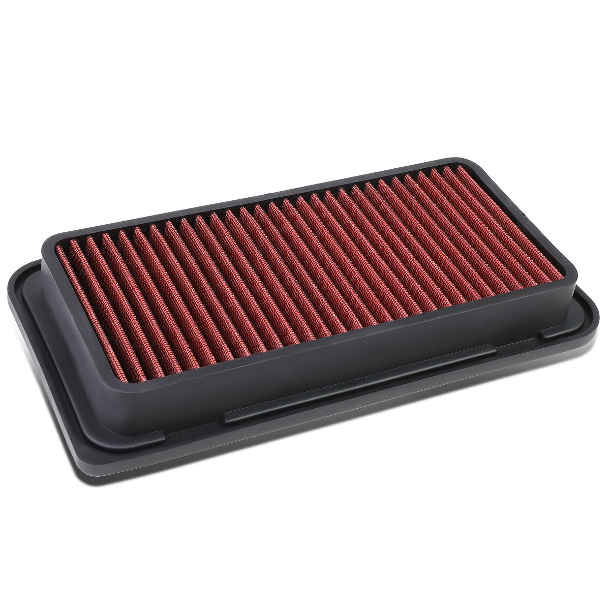 Auto Dynasty Compatible With Corolla/Matrix/Tc / 86 / Fr-S/Brz Reusable & Washable Replacement Air Filter (Red)