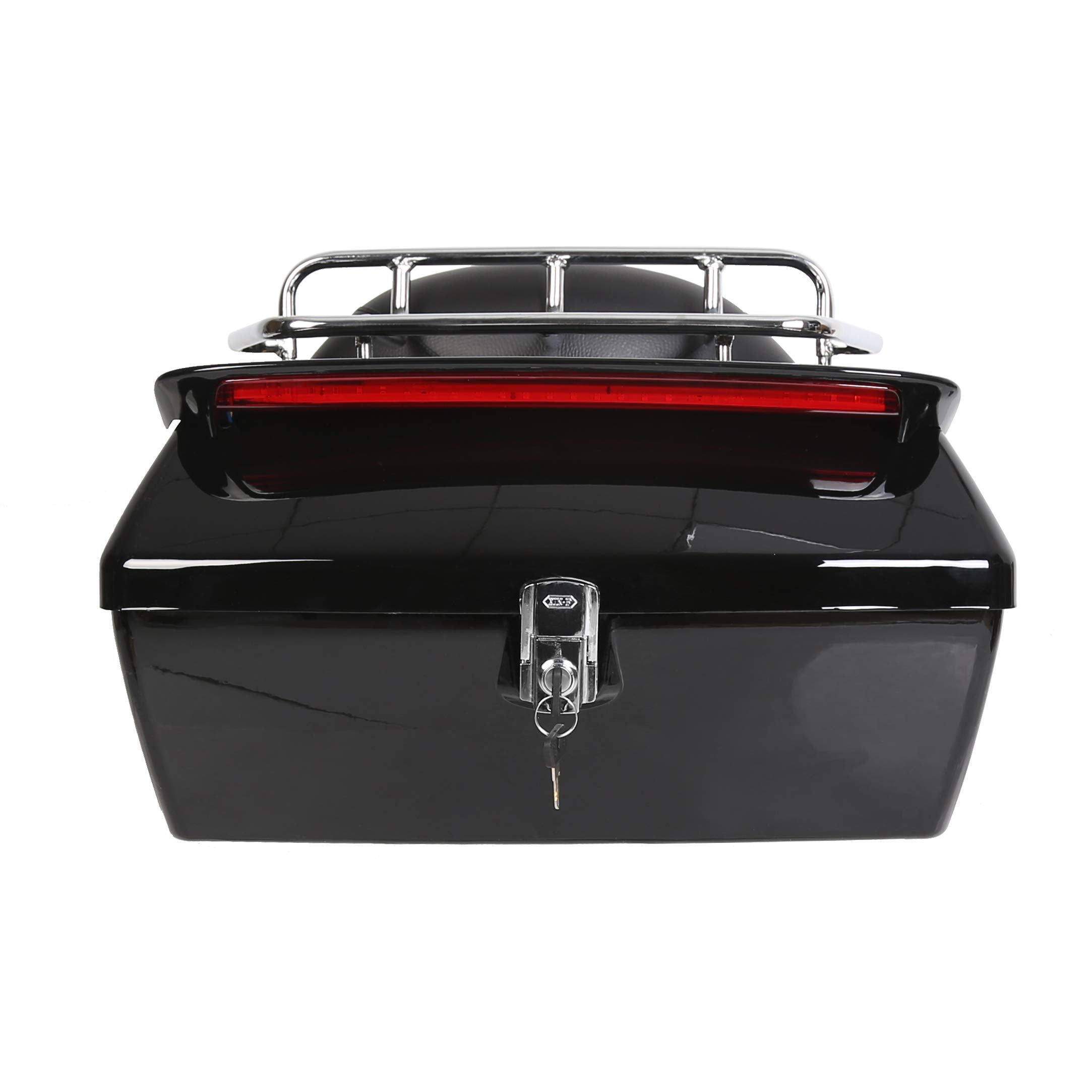 Universal Motorcycle Trunk Tour Pack Tail Box Luggage For Harley Road King Steet Road Glide Fatboy Softail Honda Yamaha Cruiser