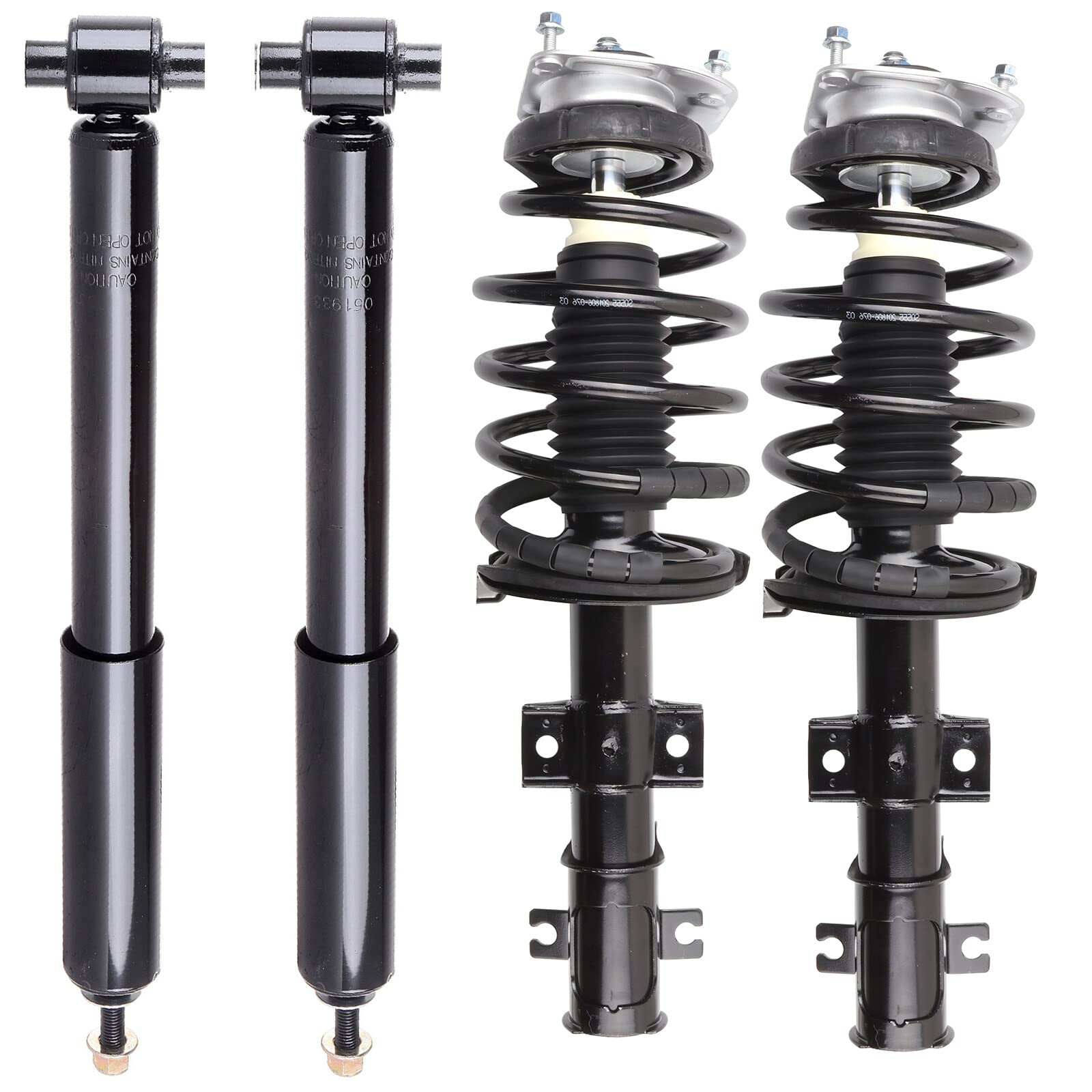 Scitoo Front Complete Struts Spring Assembly Rear Shocks Struts Fits 2001-2009 For Volvo S60 1999-2006 For Volvo S80 2001-2007 For Volvo V70 Quick Struts 11861 11862 553385 39040 - Set Of 4