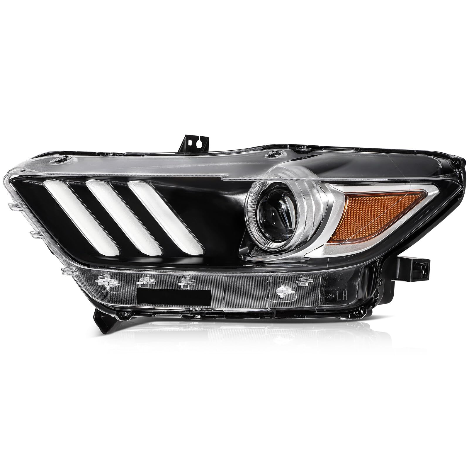 Scitoo Headlight Assembly Fits For 2015-2020 For Ford For Mustang Headlamp Driver Side