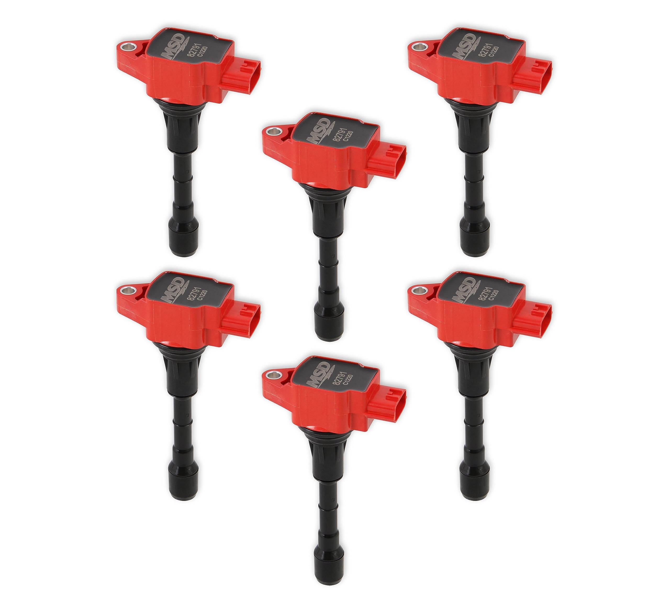 Msd 827916 Blaster Series Ignition Coils Red 6-Pack