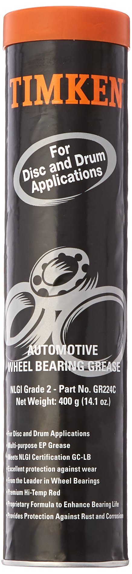 Timken Gr224C Wheel Bearing Grease (14Oz Cartridge) (Packaging May Vary)