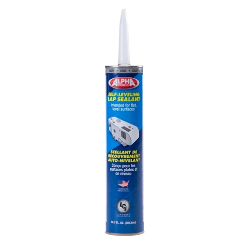 Alpha Systems 862147 1021 Low VOC Self-Leveling Lap Sealant - Gray - 10.3 Oz