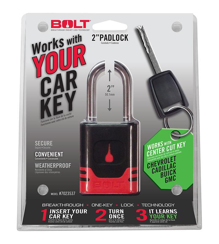 Bolt Padlock - Uses Factory GM Center Cut Key