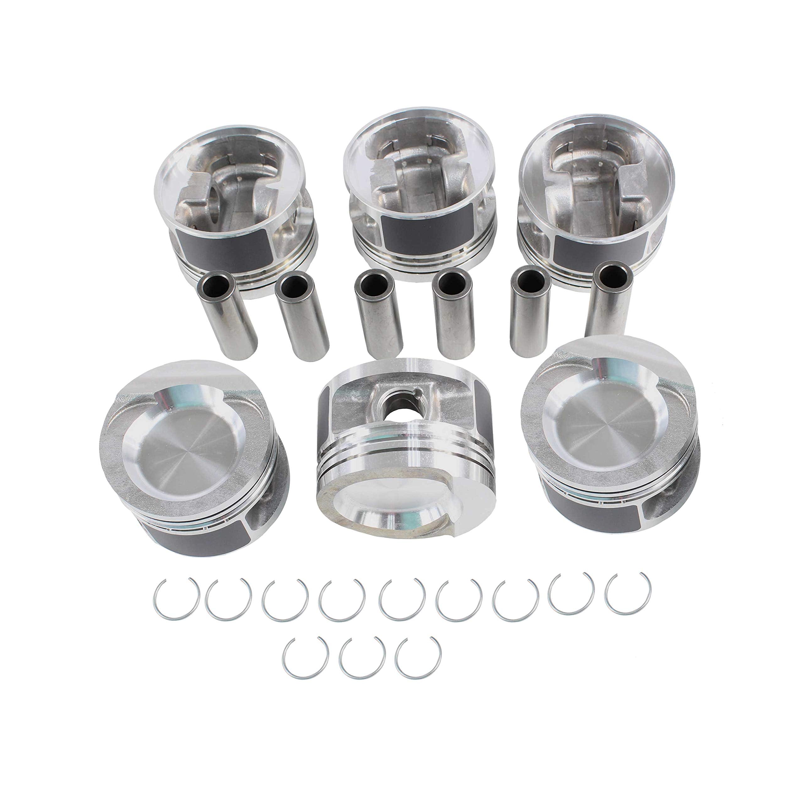 Dnj P815 Piston Set For 1992-2005 / Volkswagen/Corrado, Eurovan, Golf, Jetta, Passat / 2.8L / Dohc, Sohc / V6 / 12V, 24V / 2792Cc / Aaa, Aes, Afp, Bdf