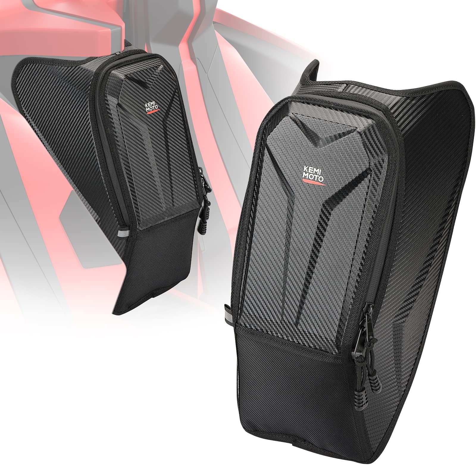 Kemimoto Center Console Bag Compatible With Polaris Slingshot Sl S Le Slr Gt 2024 2023 2022 2021 2020, Upgraded Storage Bags Center Shoulder Console Box Between Seat Storage For Slingshot Accessories