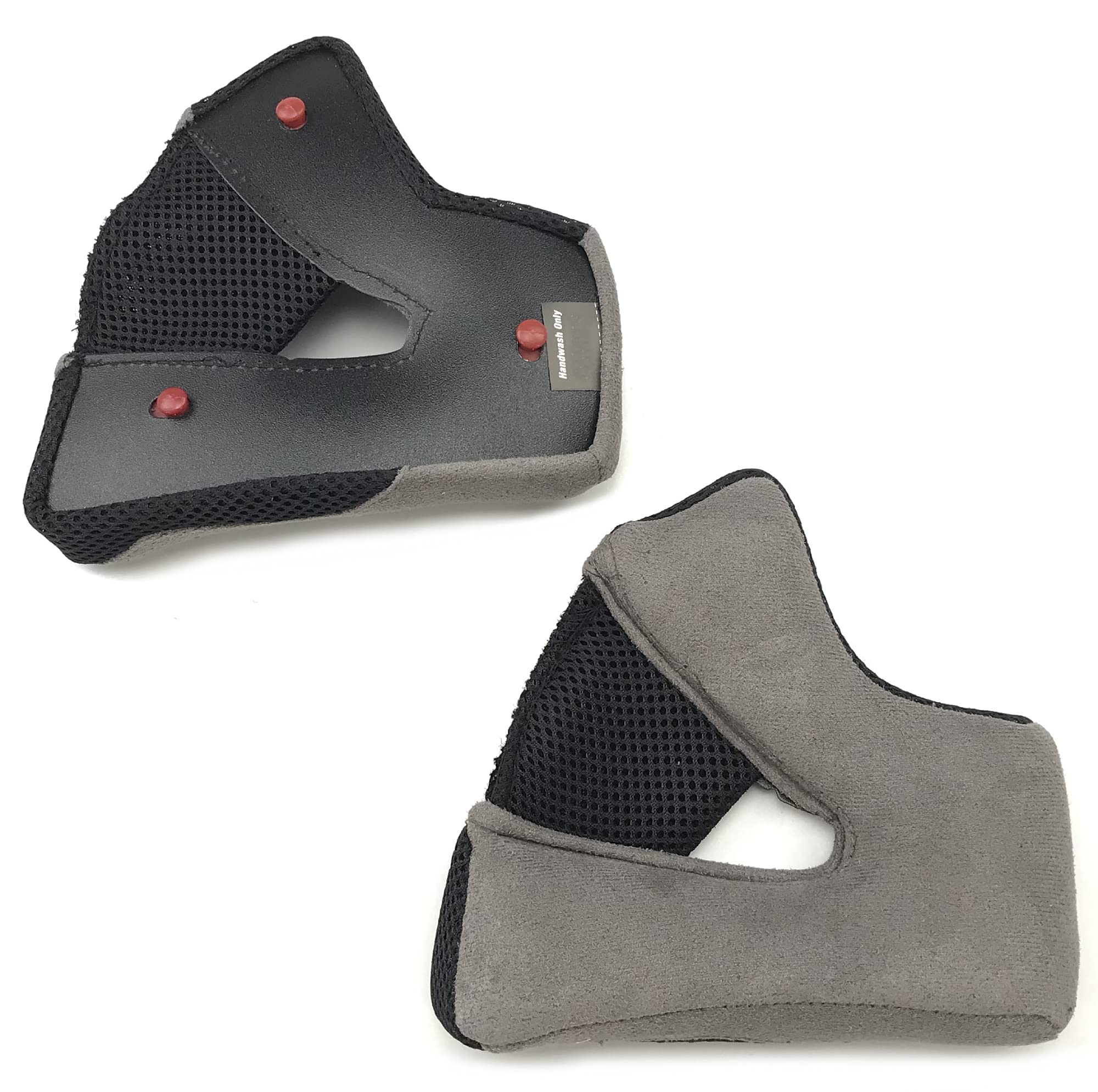 Bell Mx-9 Adventure Cheek Pads Set Dual Sport Motorcycle Helmet Accessories - Black / 30Mm