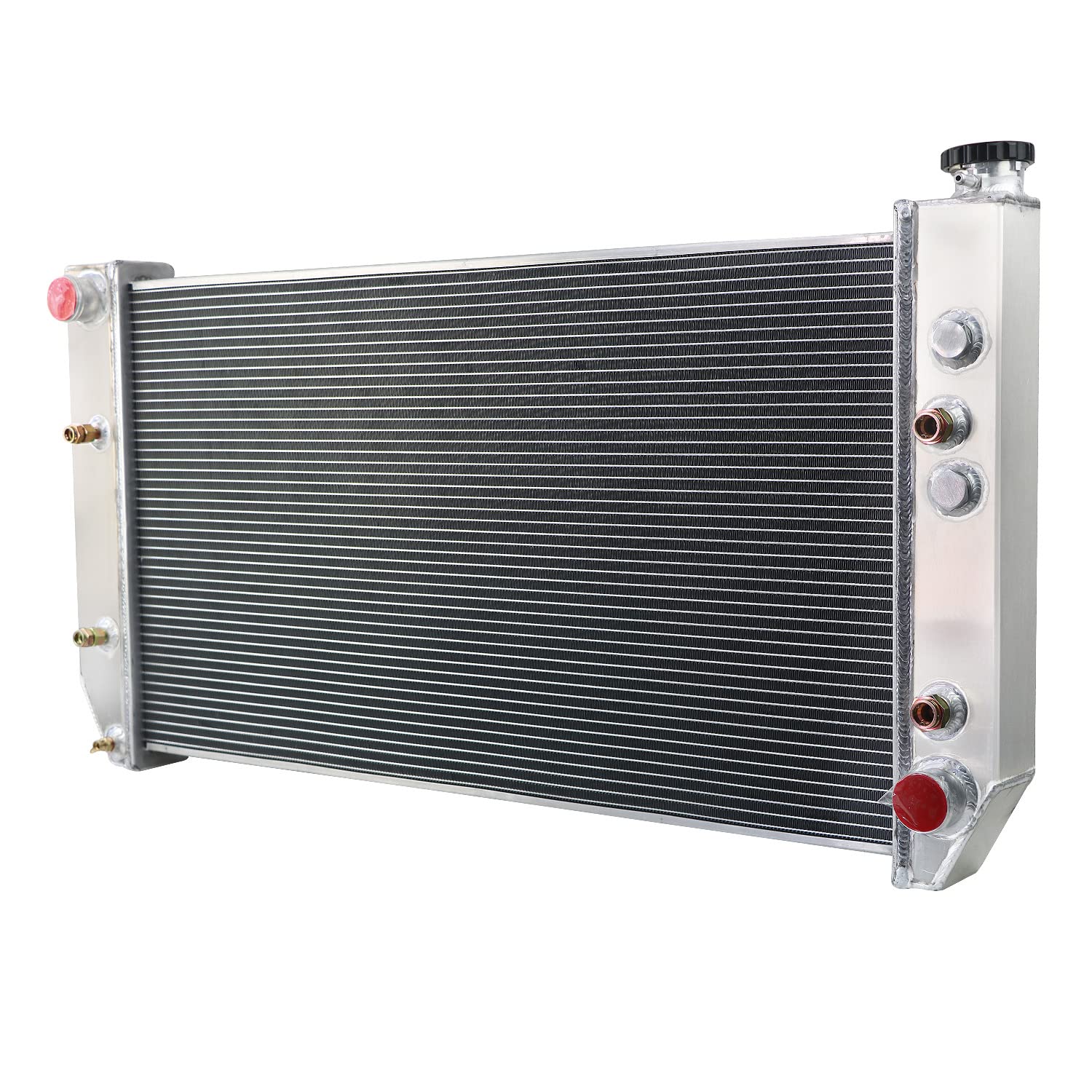Alukuhler Radiator For 1982-1993 Chevy/Gmc 6.2L V8 Diesel Engine, 4 Row Aluminum Radiator