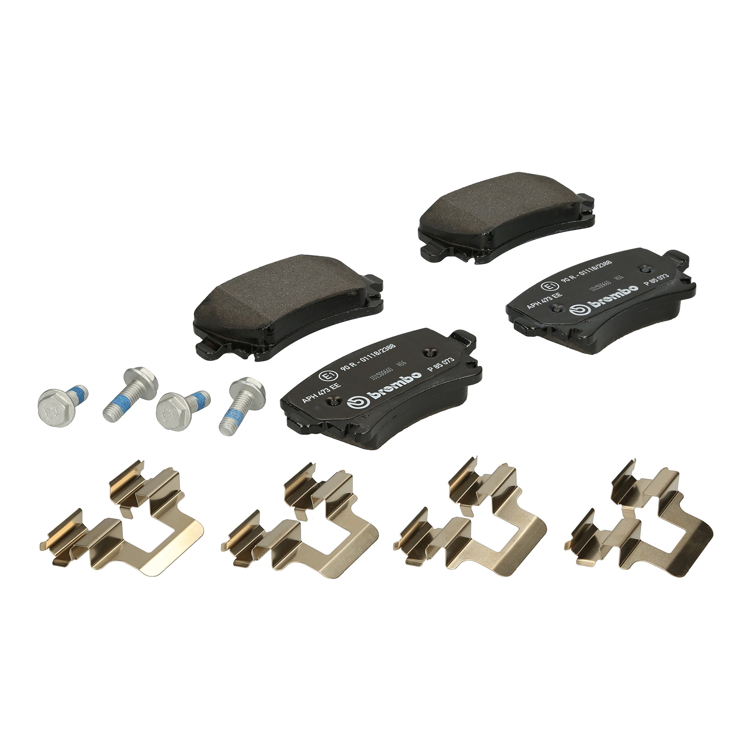 Brembo P85073 Low-Met Rear Disc Brake Pad Set Audi/Audi (Faw)/Seat/Skoda/Skoda (Svw)/Vw/Vw (Faw)/Vw (Svw) Oe# 3C0698451D