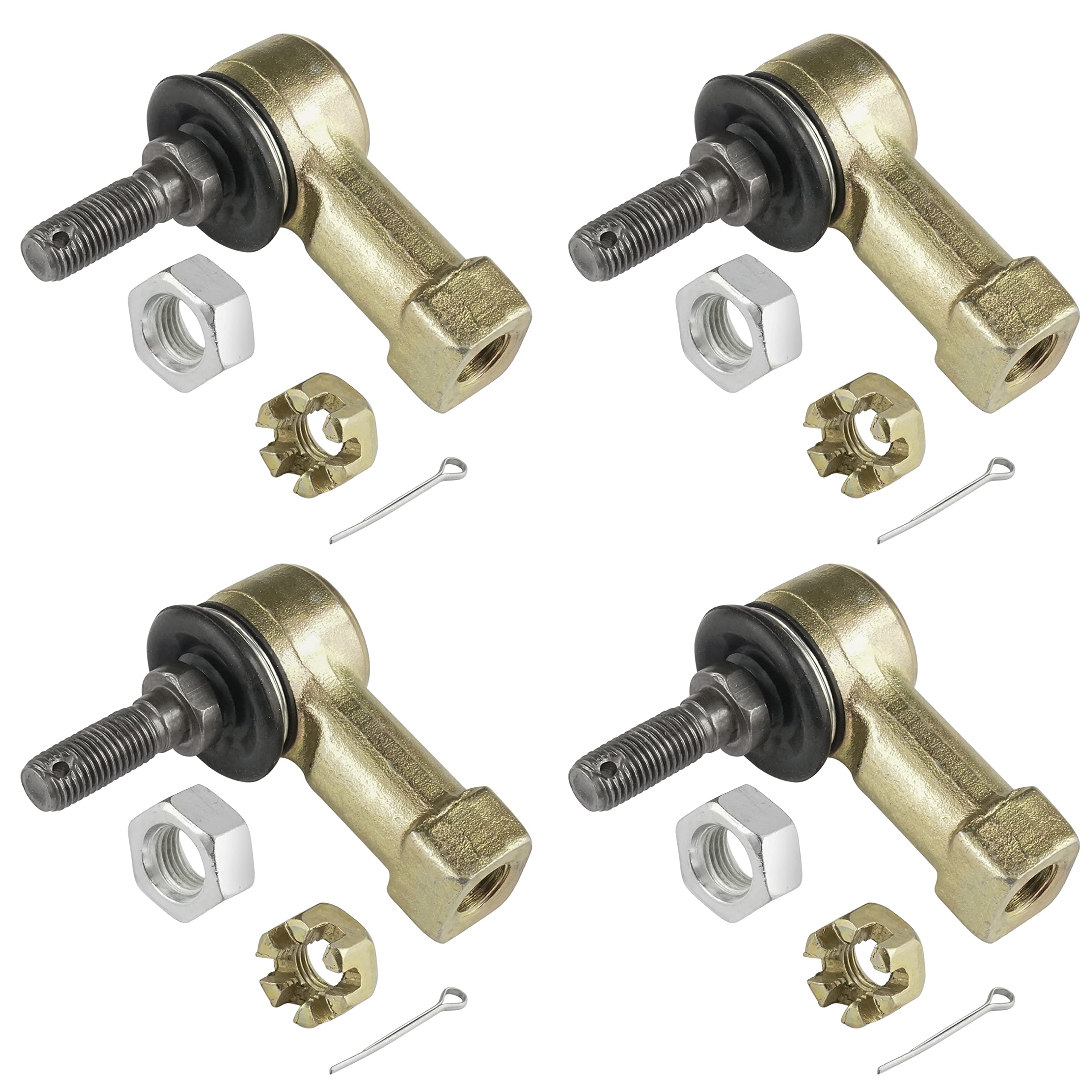 Caltric Two Sets Of Tie Rod End Kit Compatible With Honda Trx300Ex 300-Ex Sportrax 300 2000-2009