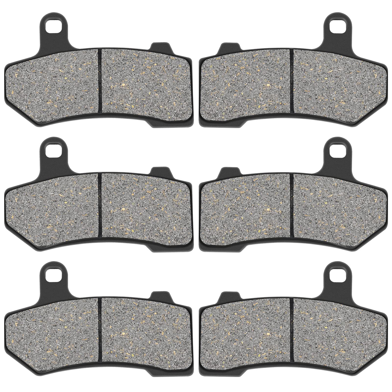 Ahl Motorcycle Front And Rear Braking Pads Kits Set For 2008-2014 Flhtcu Ultra Classic Electra Glide Harley Touring Flhx Street Glide Touring Flhtcu Ultra Classic Electra Glide 2008-2015