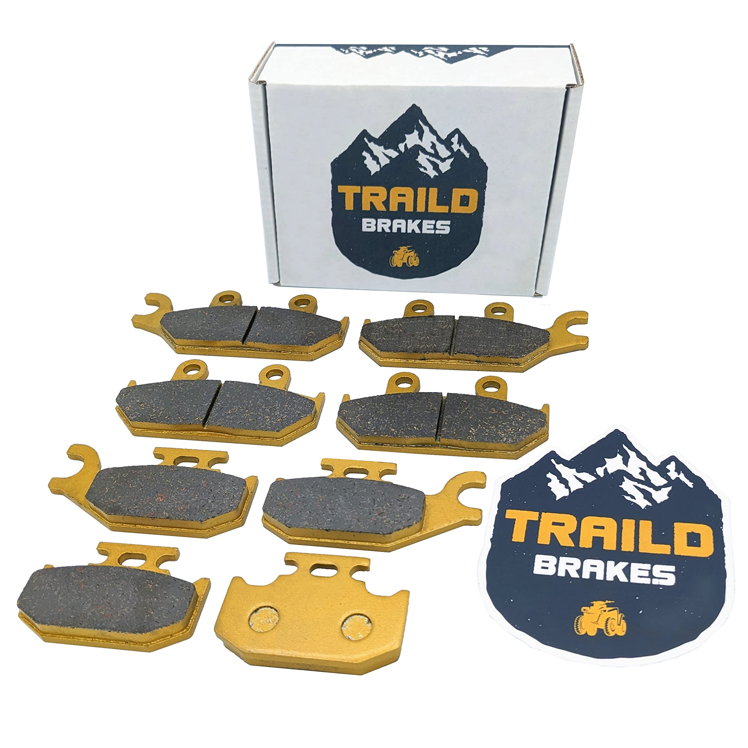 Can Am Maverick Max Xmr Xds Ceramic Brake Pad Set 2013, 2014, 2015, 2016, 2017, 2018