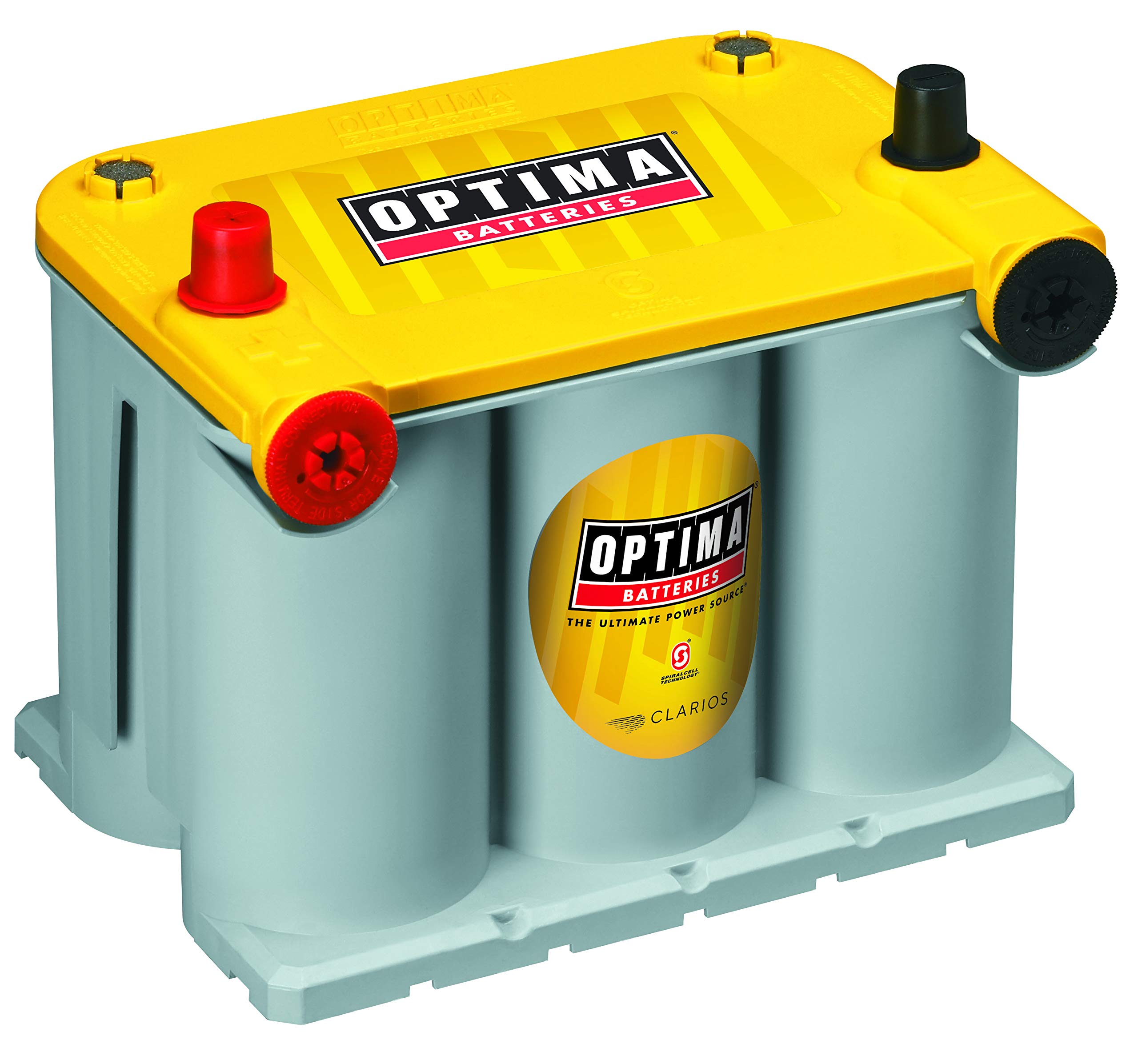 Optima Batteries High Performance D75/25 Yellowtop Dual Purpose Sealed Agm Car, Truck And Suv Battery, 620 Cca, Dual Terminal, Maintenance Free, Versitile Mounting