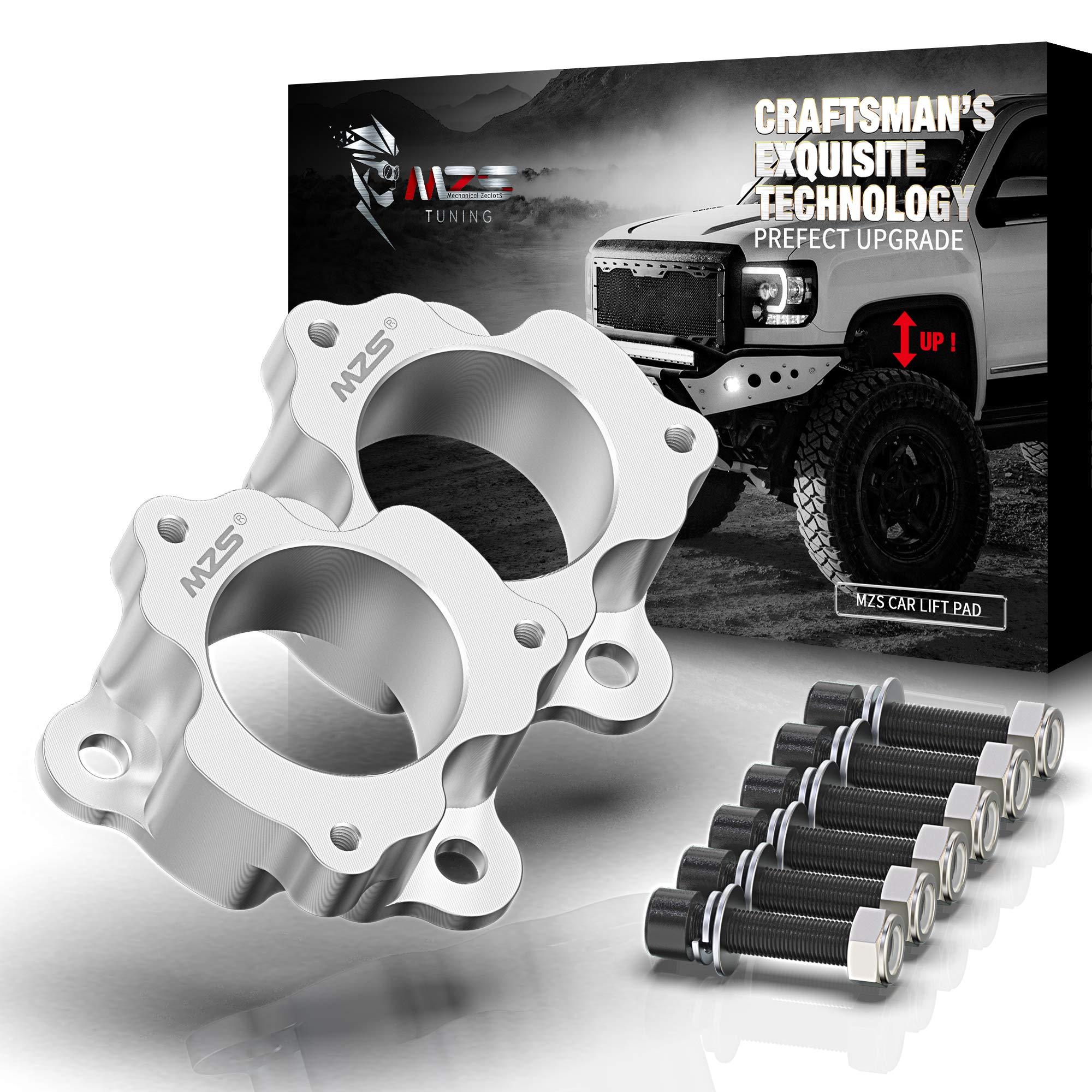 Mzs 2' Front Leveling Lift Kit Compatible With 2005-2024 Frontier | 2005-2015 Xterra | 2005-2012 Pathfinder | 2009-2012 Equator 2Wd 4Wd