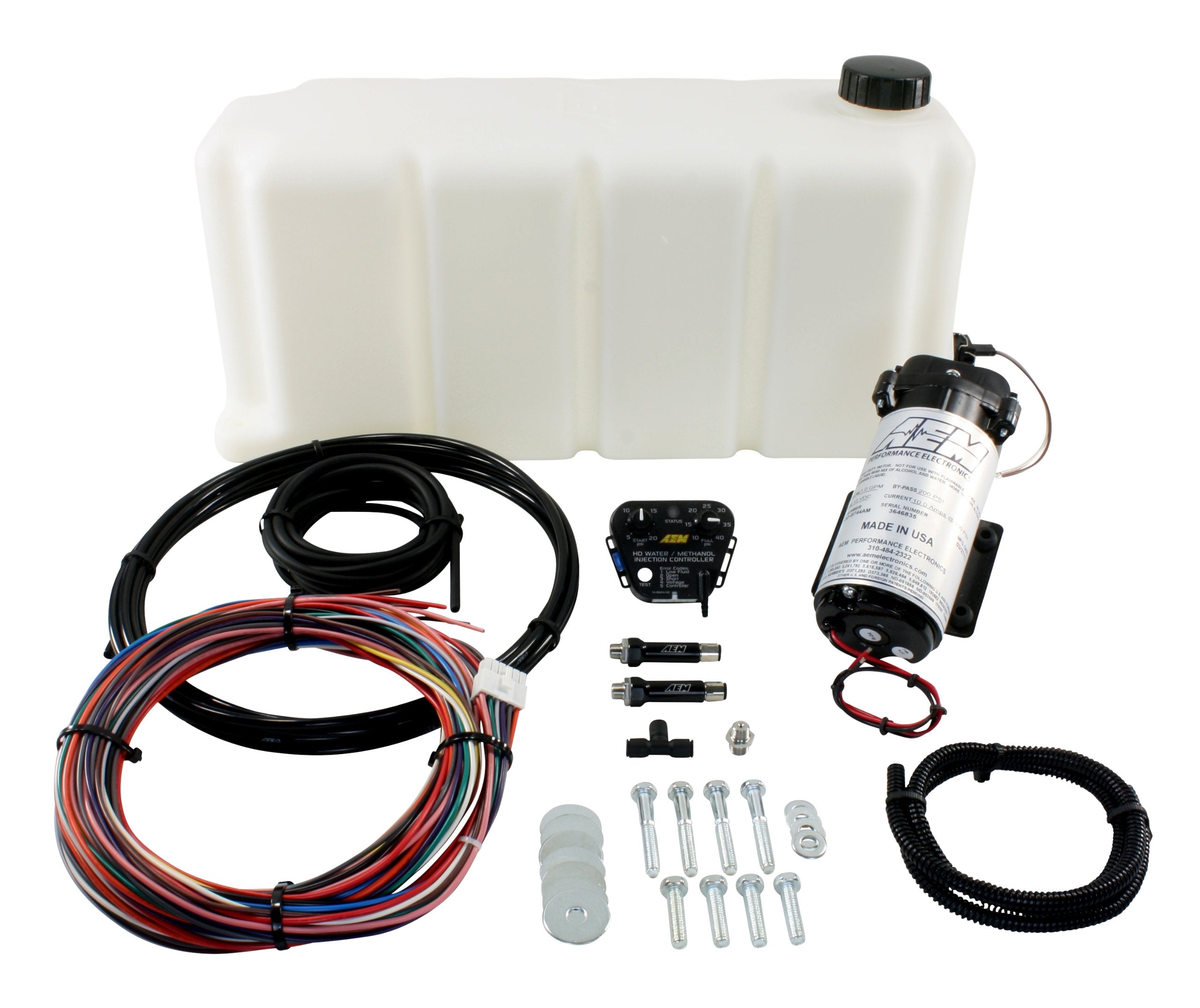 Aem (30-3301) V2 5-Gallon Water/Methanol Injection Kit With Hd Controller And Internal Map Sensor