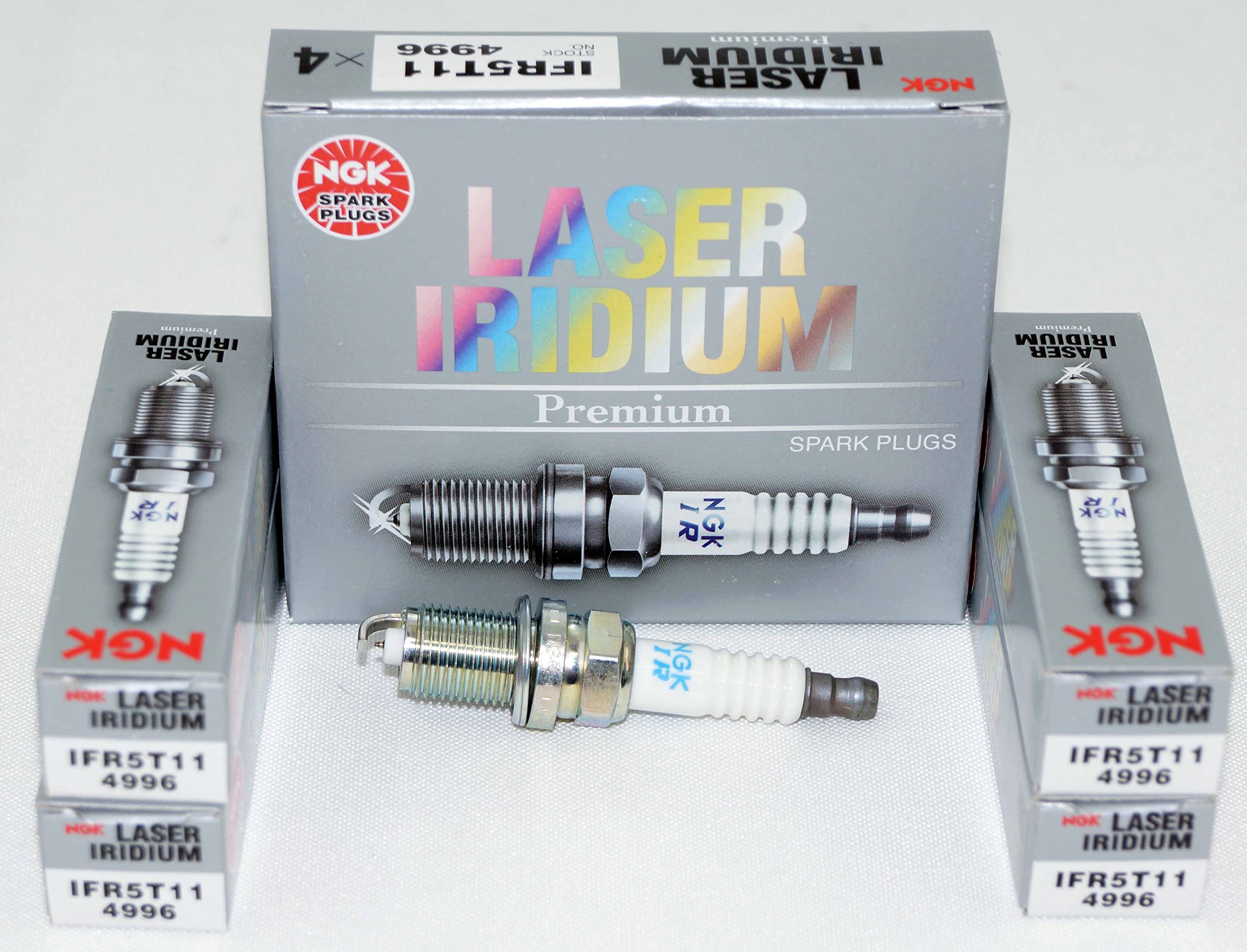 Ngk Laser Iridium Spark Plug Ifr5T11 (4 Pack) Compatible With Toyota Matrix Xr 2003-2008 1.8L/1794Cc