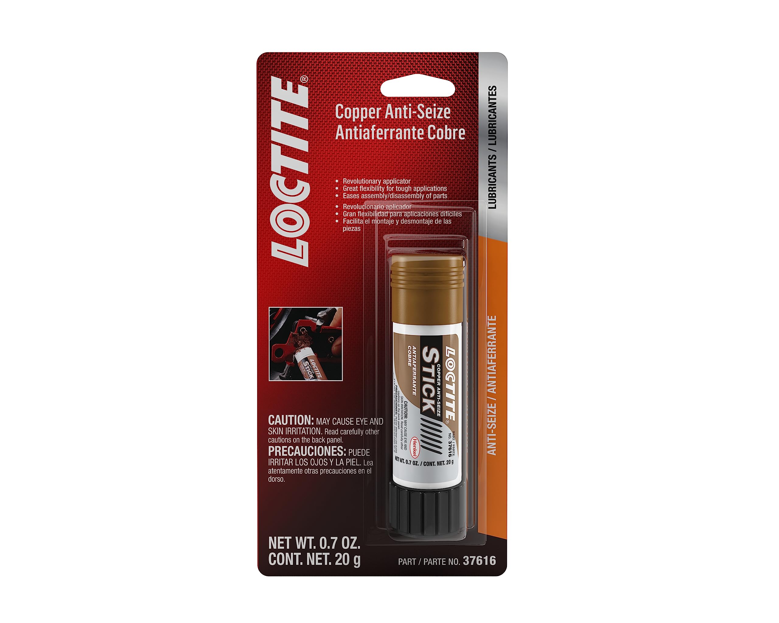 Loctite 37616-6Pk Copper Anti-Seize Lubricant - 20 Grams Stick, (Pack Of 6)