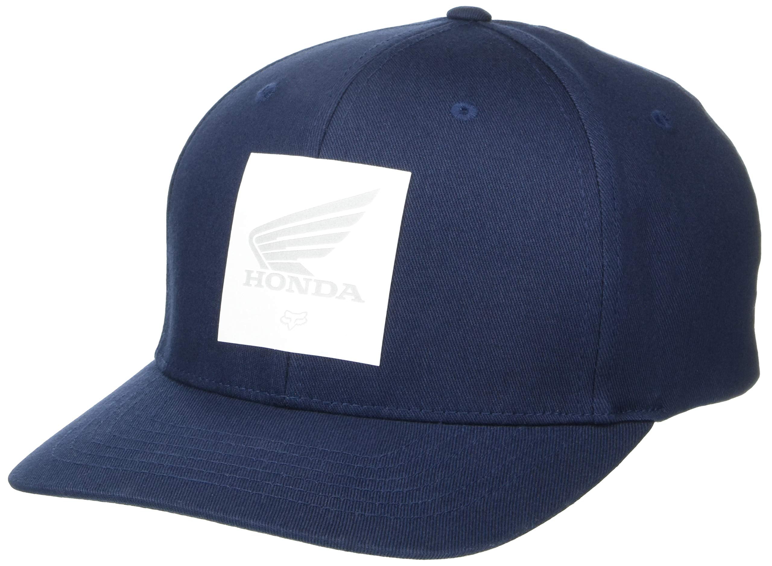 Fox Racing Men'S Standard Honda Flexfit Hat, Midnight, S/M