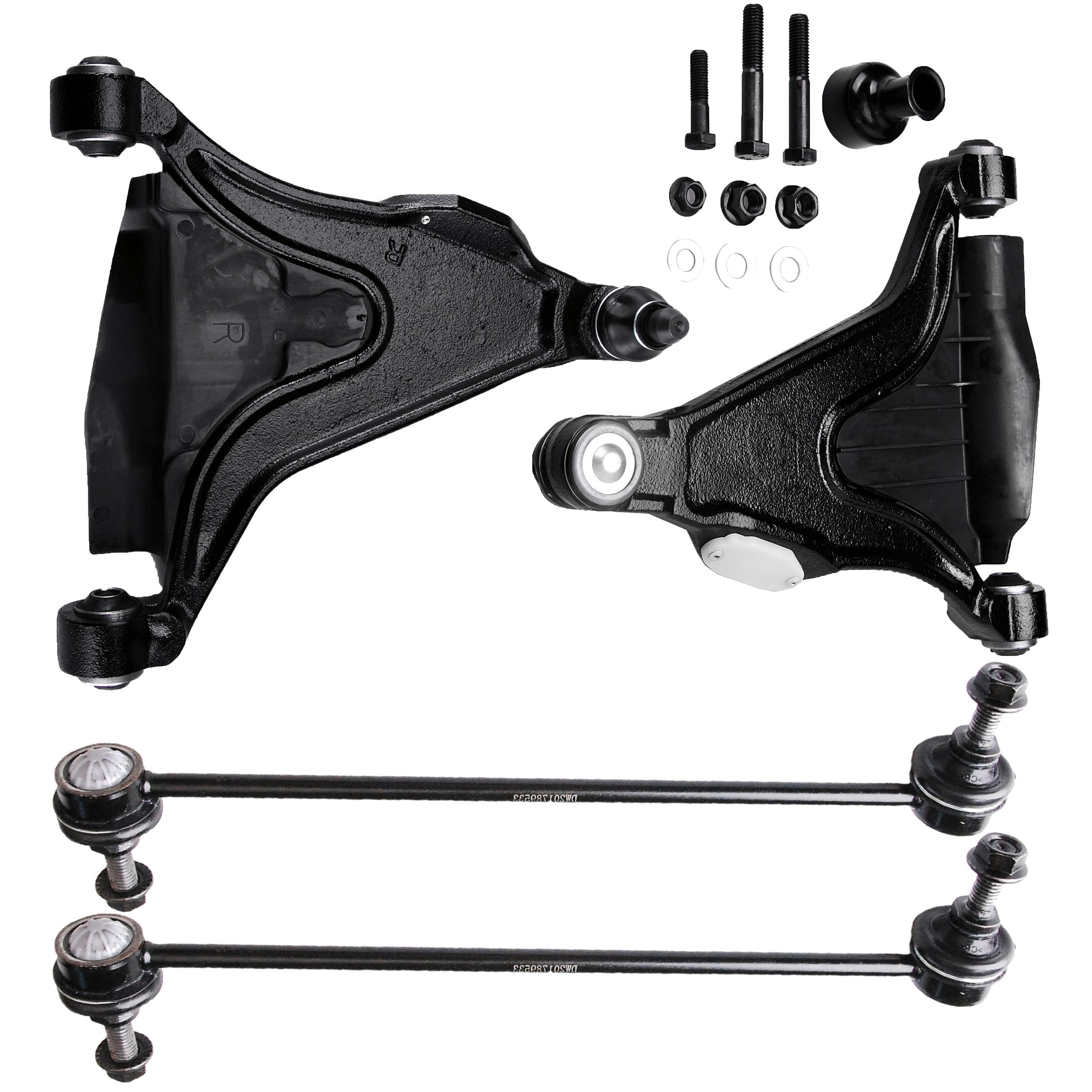 Lsailon 4Pcs Lower Control Arm Sway Bar End Link Suspension Kit Fit 1995-1997 For Volvo 850 1998-2000 For Volvo S70 1998-2000 For Volvo V70