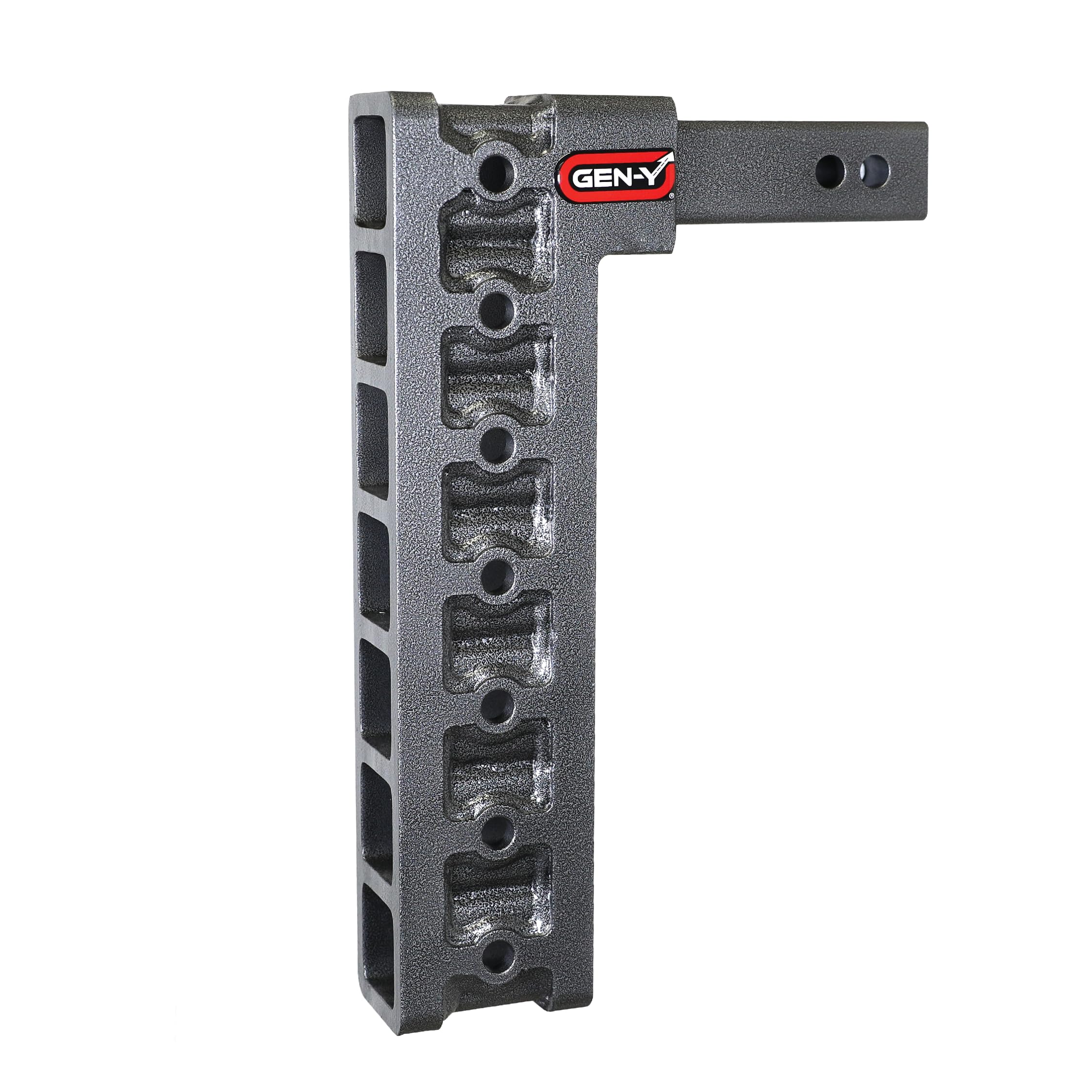 Gen-Y Gh-307 Mega-Duty Adjustable 15' Drop Hitch Only For 2' Receiver - 10,000 Lb Towing Capacity - 1,500 Lb Tongue Weight