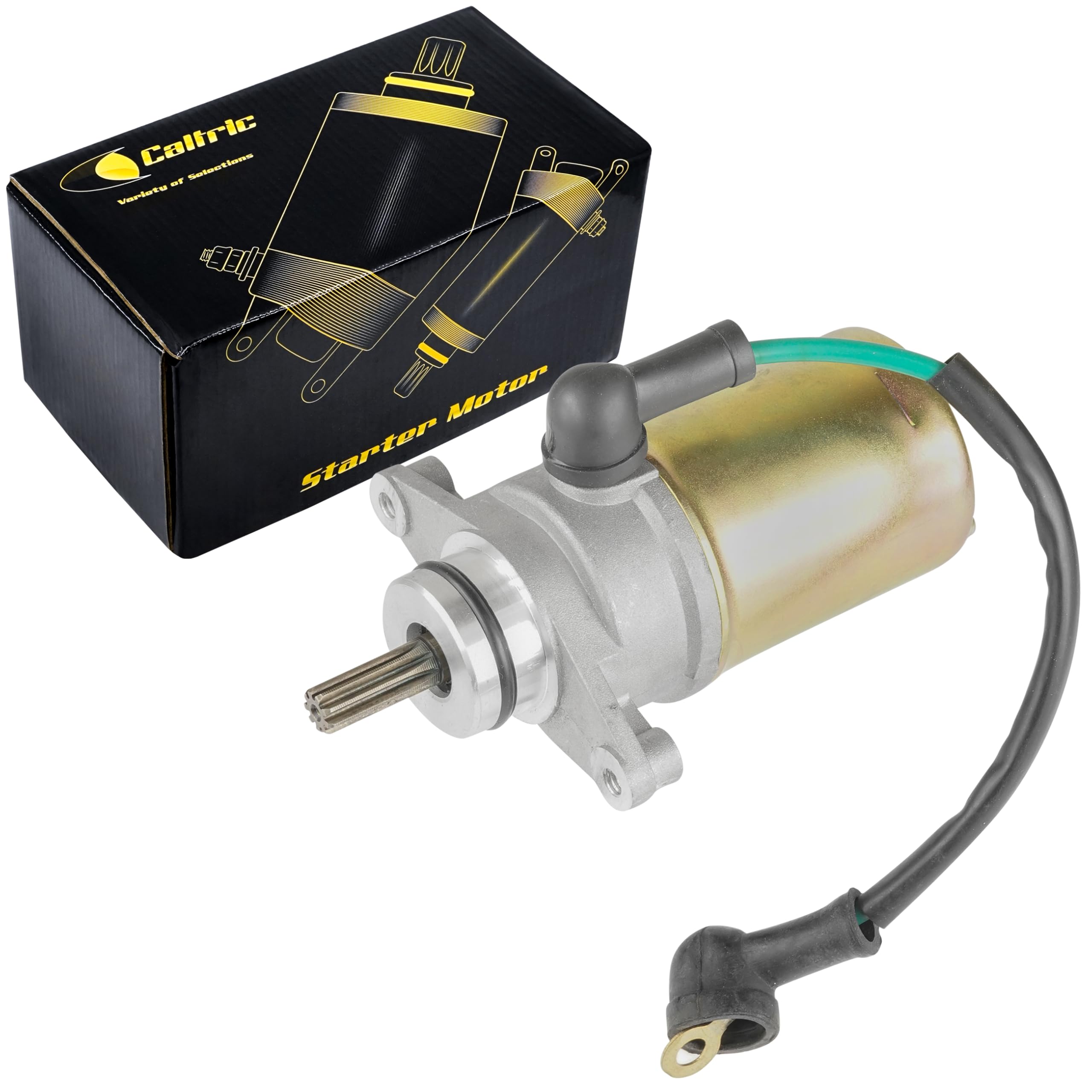 Caltric Starter Compatible With Yamaha Champ Moto 100 Yfm100 98 Cc 1985-1992