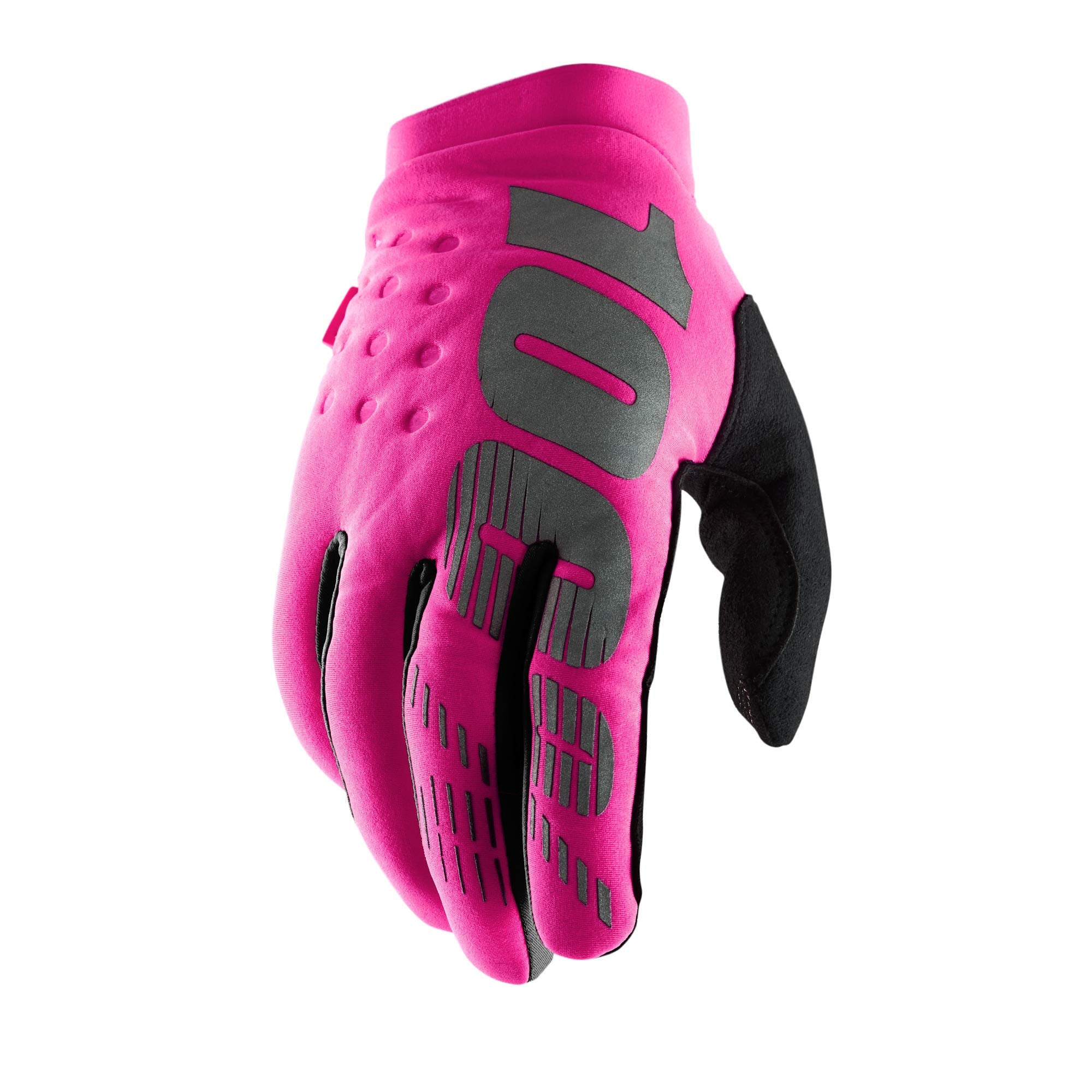 100% Brisker Gloves Neon Pink - M