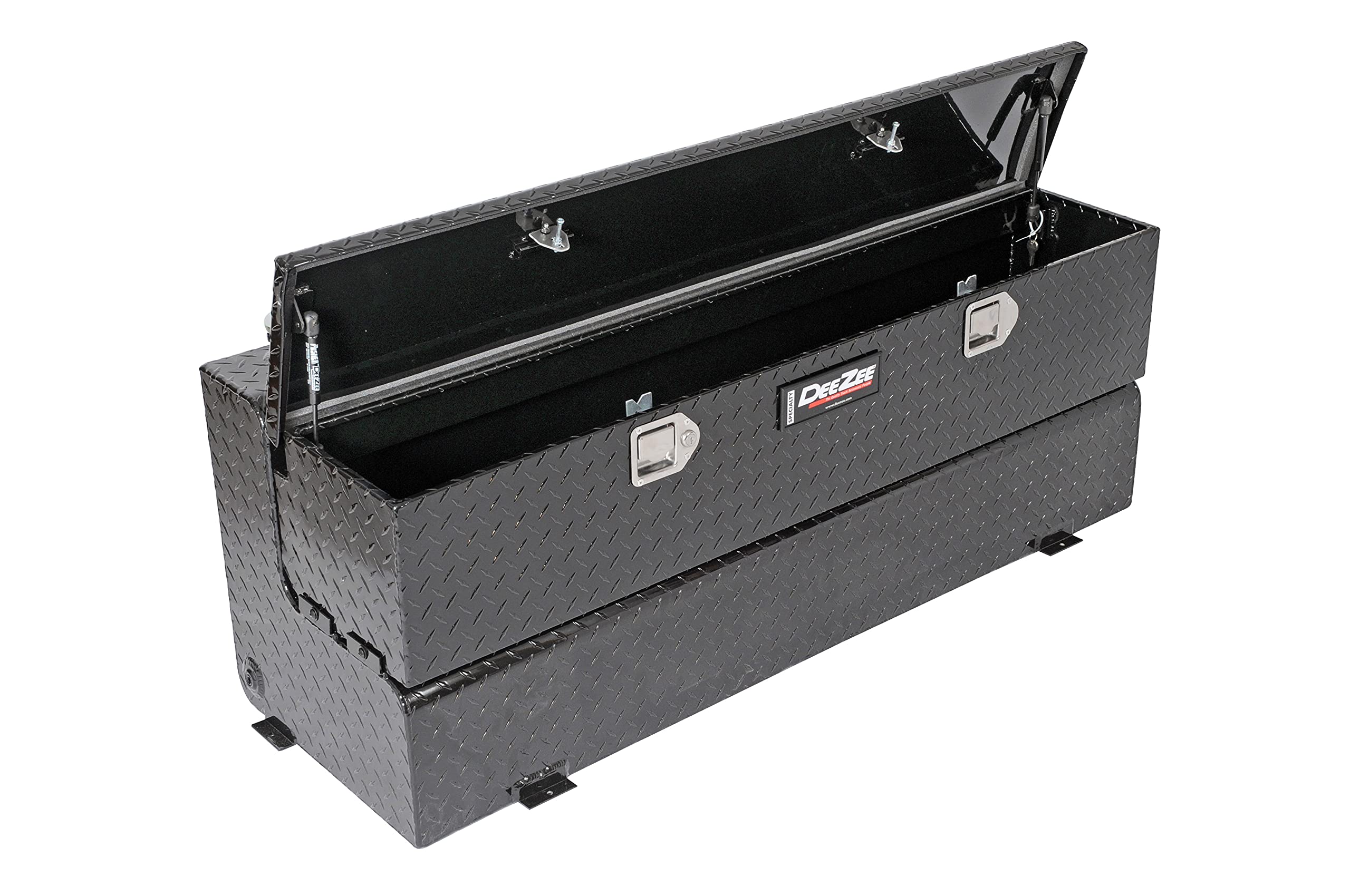 Dee Zee Dz92740Xb (43 Gallon) Auxiliary Diesel Fuel Transfer Tank - Black Aluminum