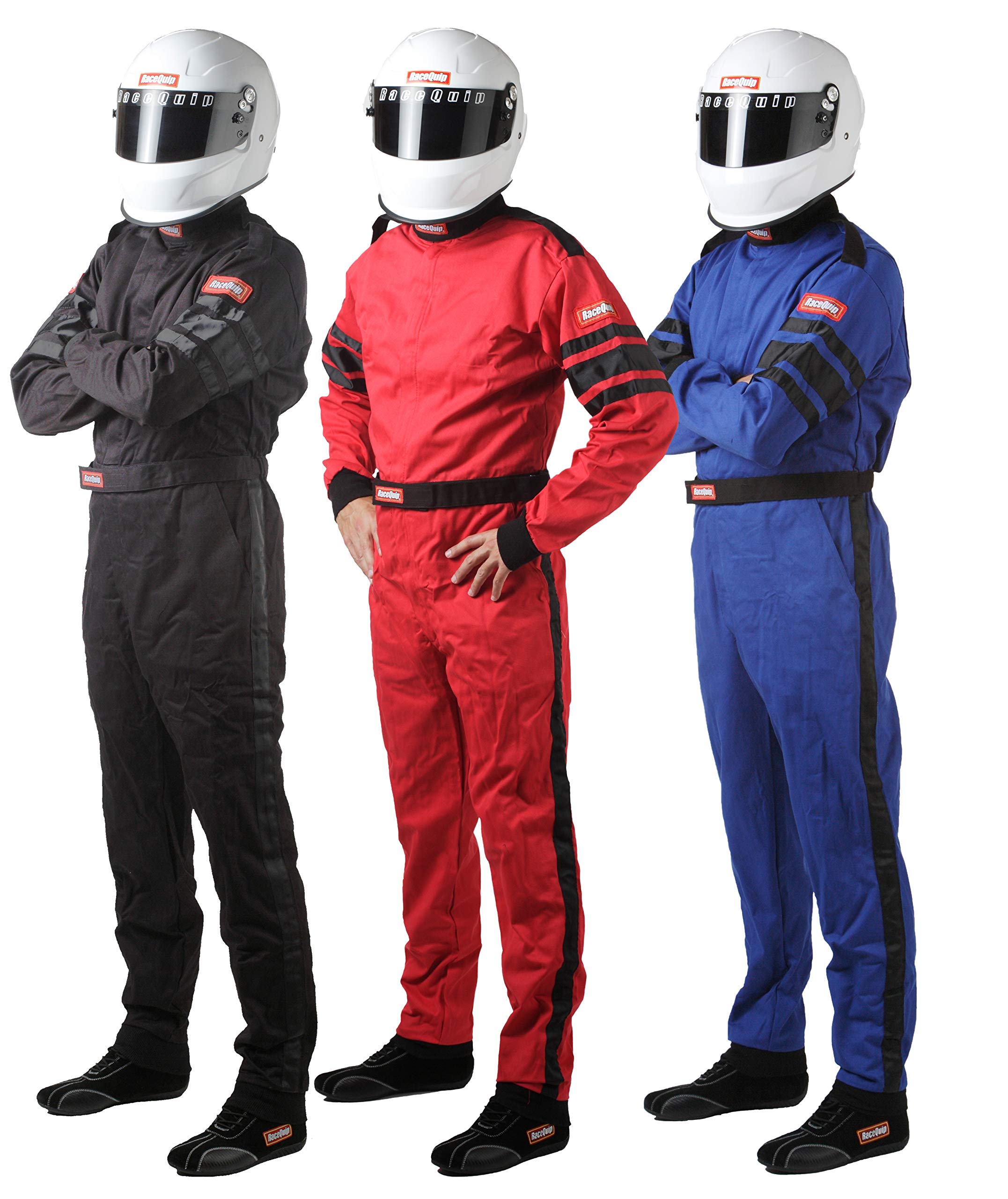 Racequip Racing Driver Fire Suit One Piece Single Layer Sfi 3.2A/ 1 Blue 2X-Large 110027