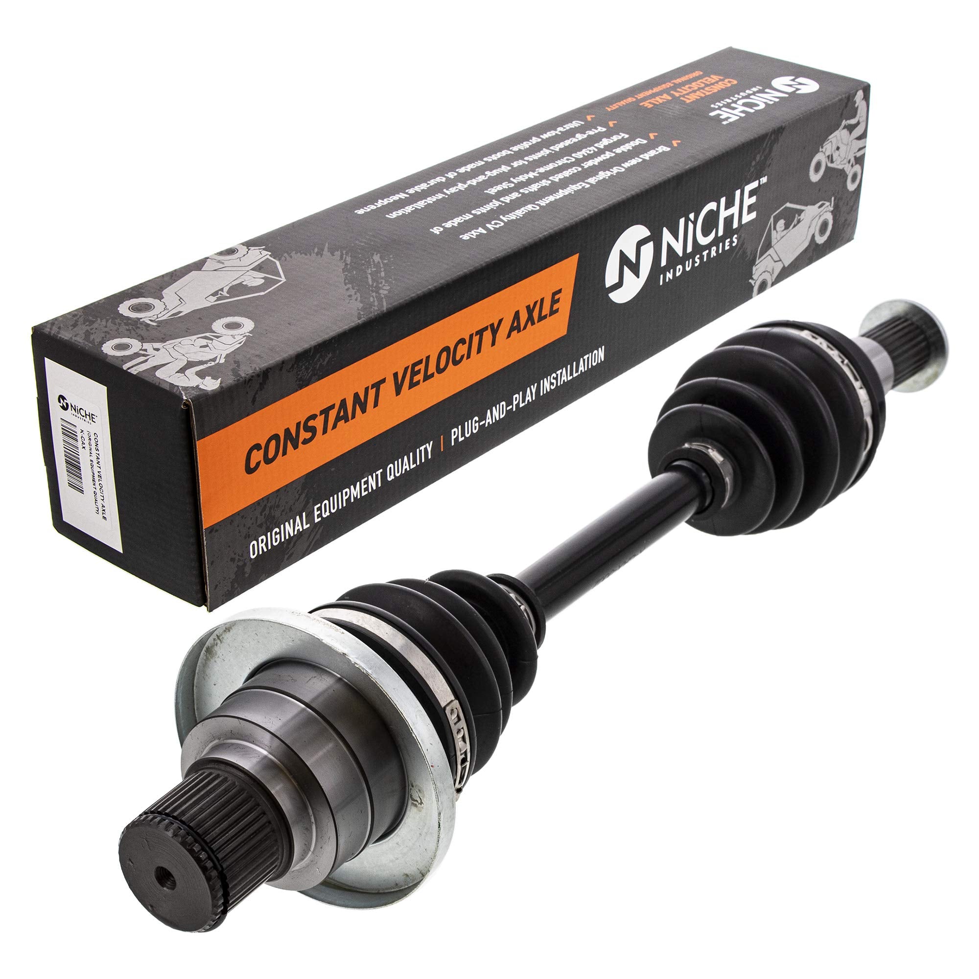 Niche Rear Right Cv Axle Drive Shaft Assembly For Yamaha Grizzly 660 5Km-2530T-13-00 5Km-2530V-12-00