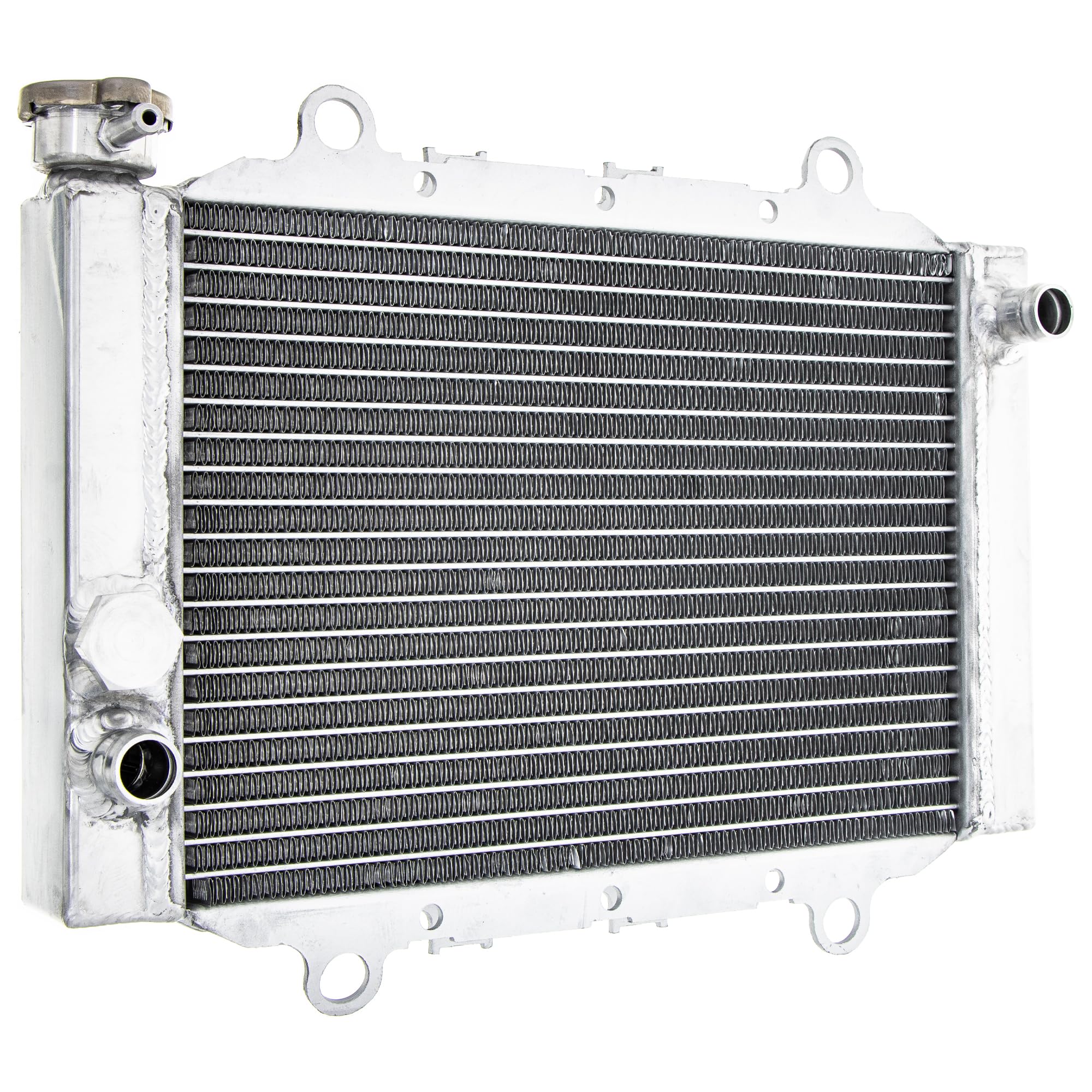 Niche Radiator For Yamaha Grizzly Kodiak 400 450 5Nd-E240A-01 2 Row With Cap