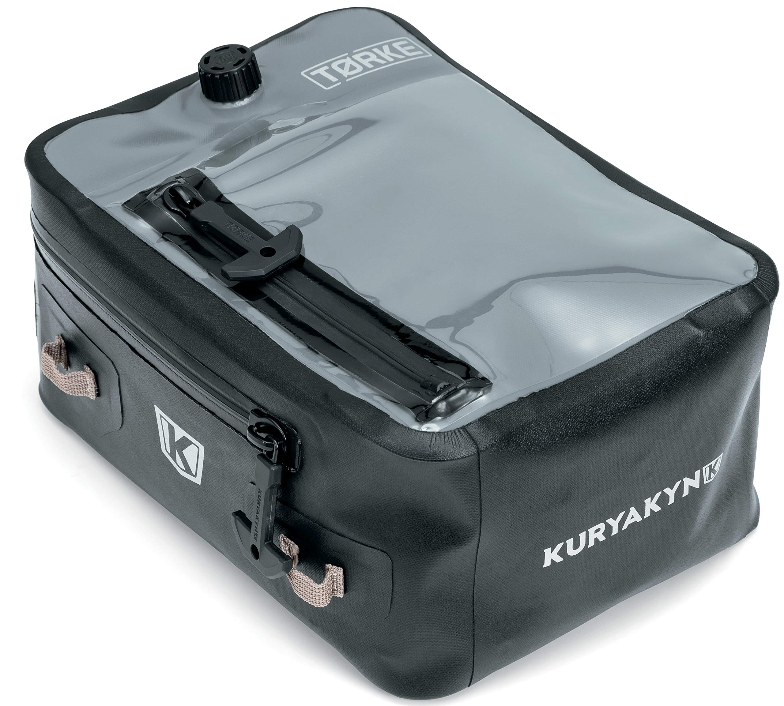 Kuryakyn 5172 Tørke 7L Dry Tank Bag: Clear Waterproof Pouch Storage With High Strength Magnetic Base And Strap Kit