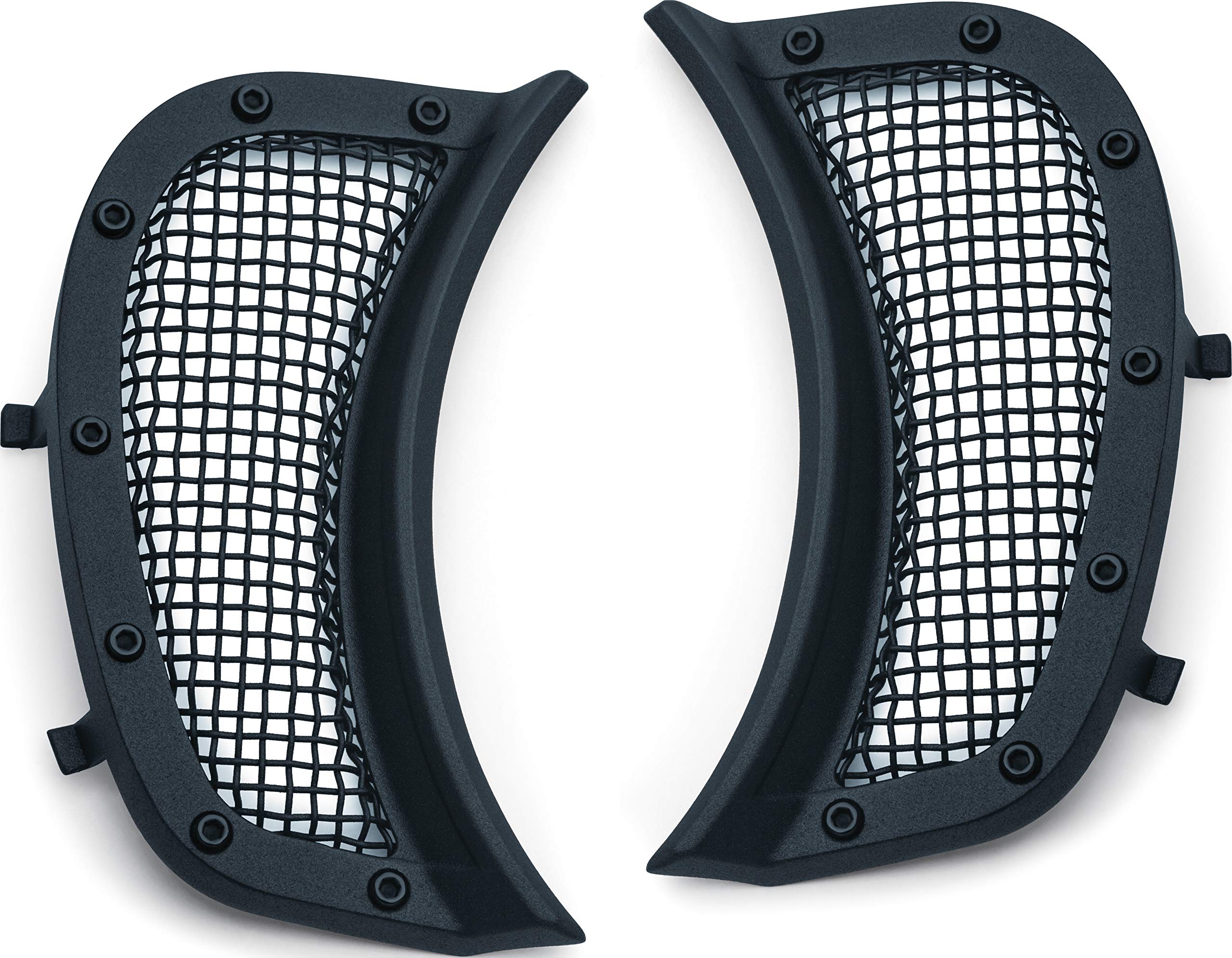 Kuryakyn Mesh Headlight Vent Accents For '15-'19 Road Glide, Satin Black