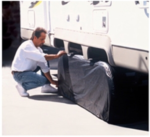 ADCO 3993 Black Triple Axle Tyre Gard - 27-29''