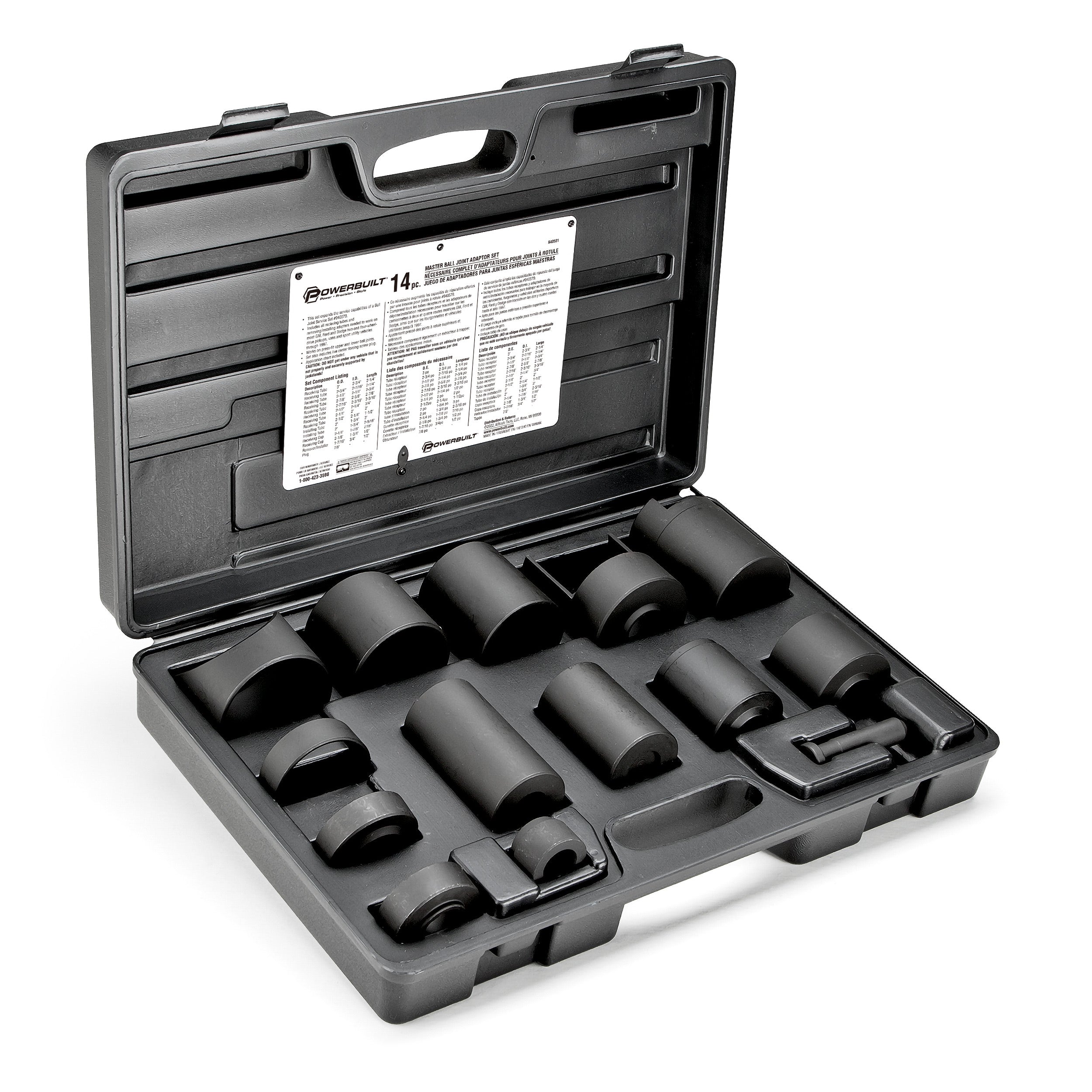 14 Piece Master Ball Joint Adapter Kit