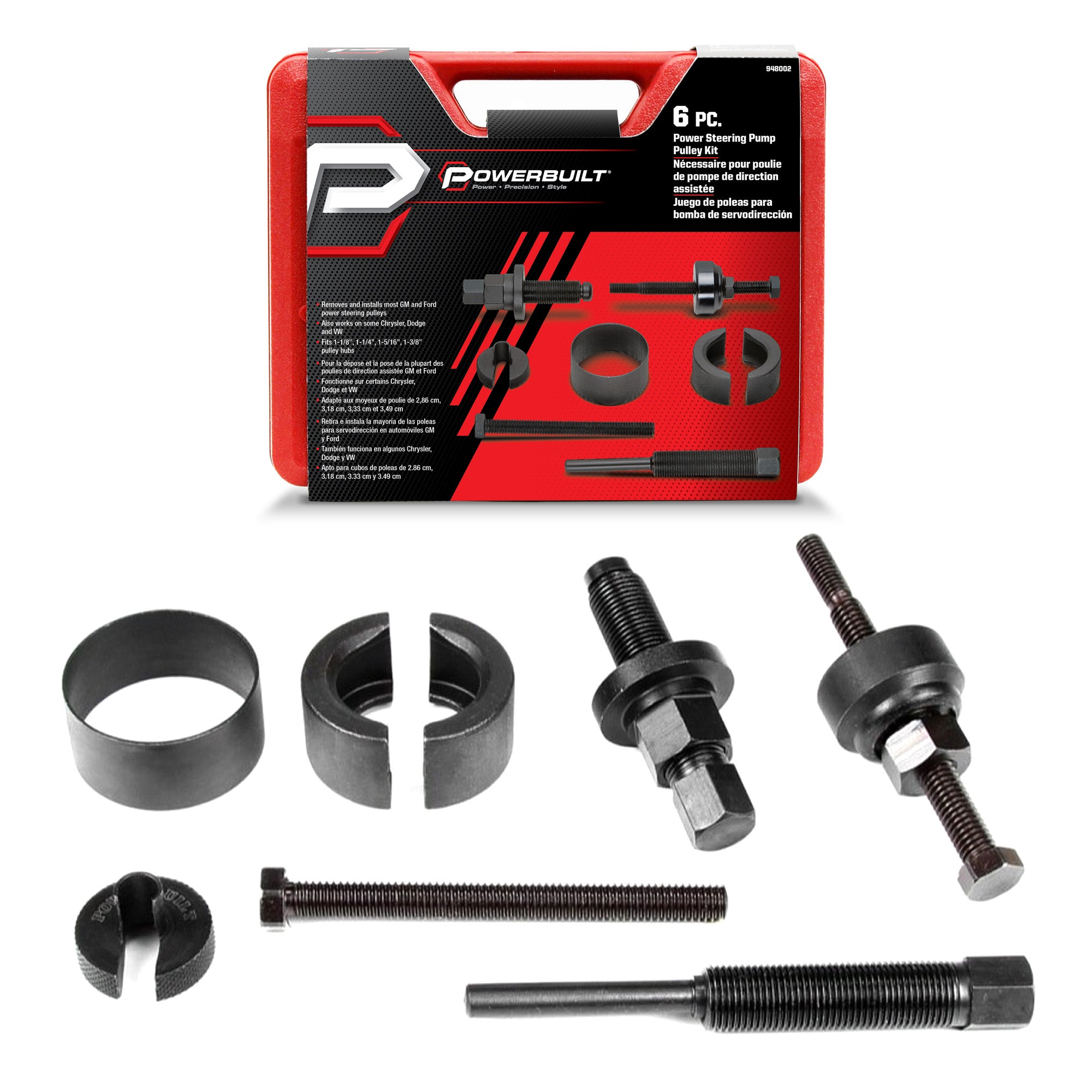 Power Steering Pump Pulley Kit
