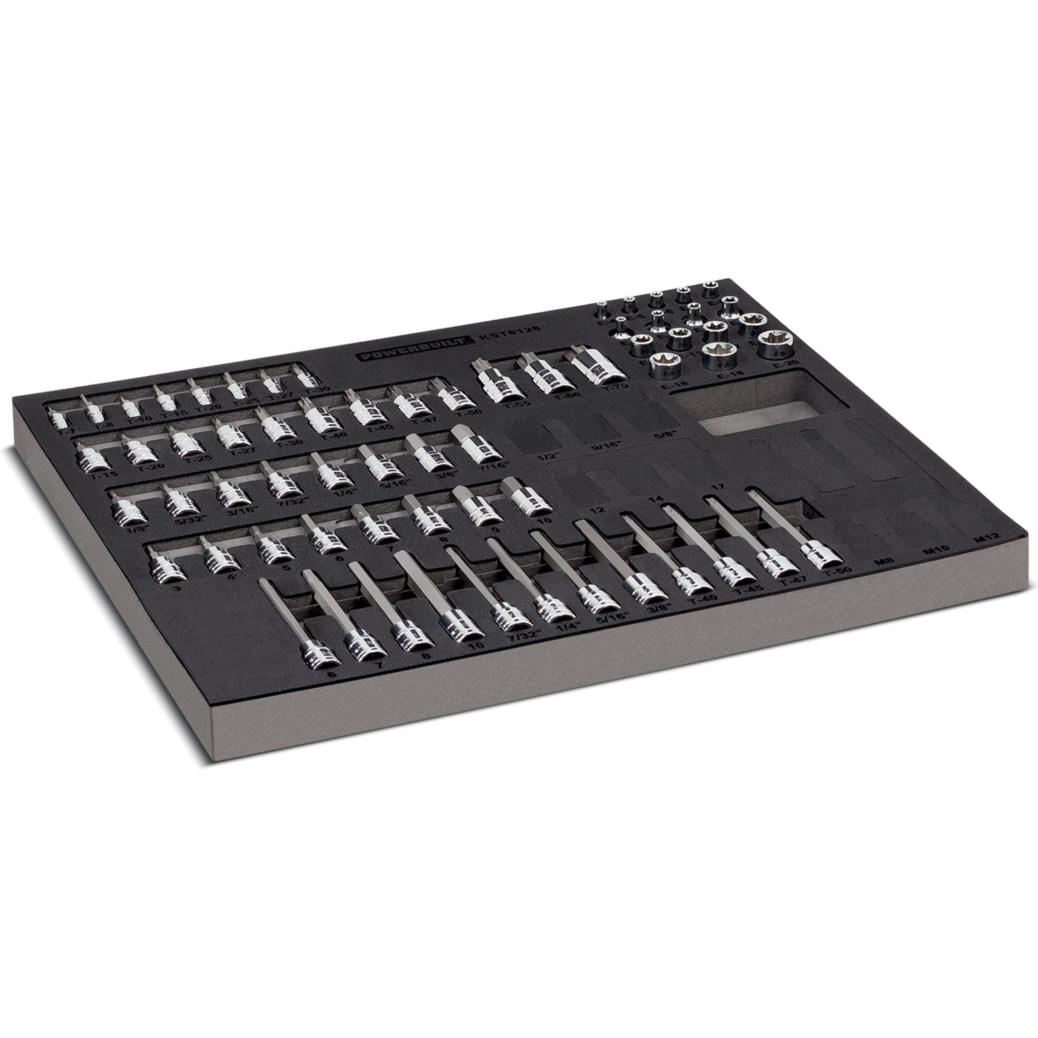 64 Piece Pro Tech Bit and E-Torx Socket Set