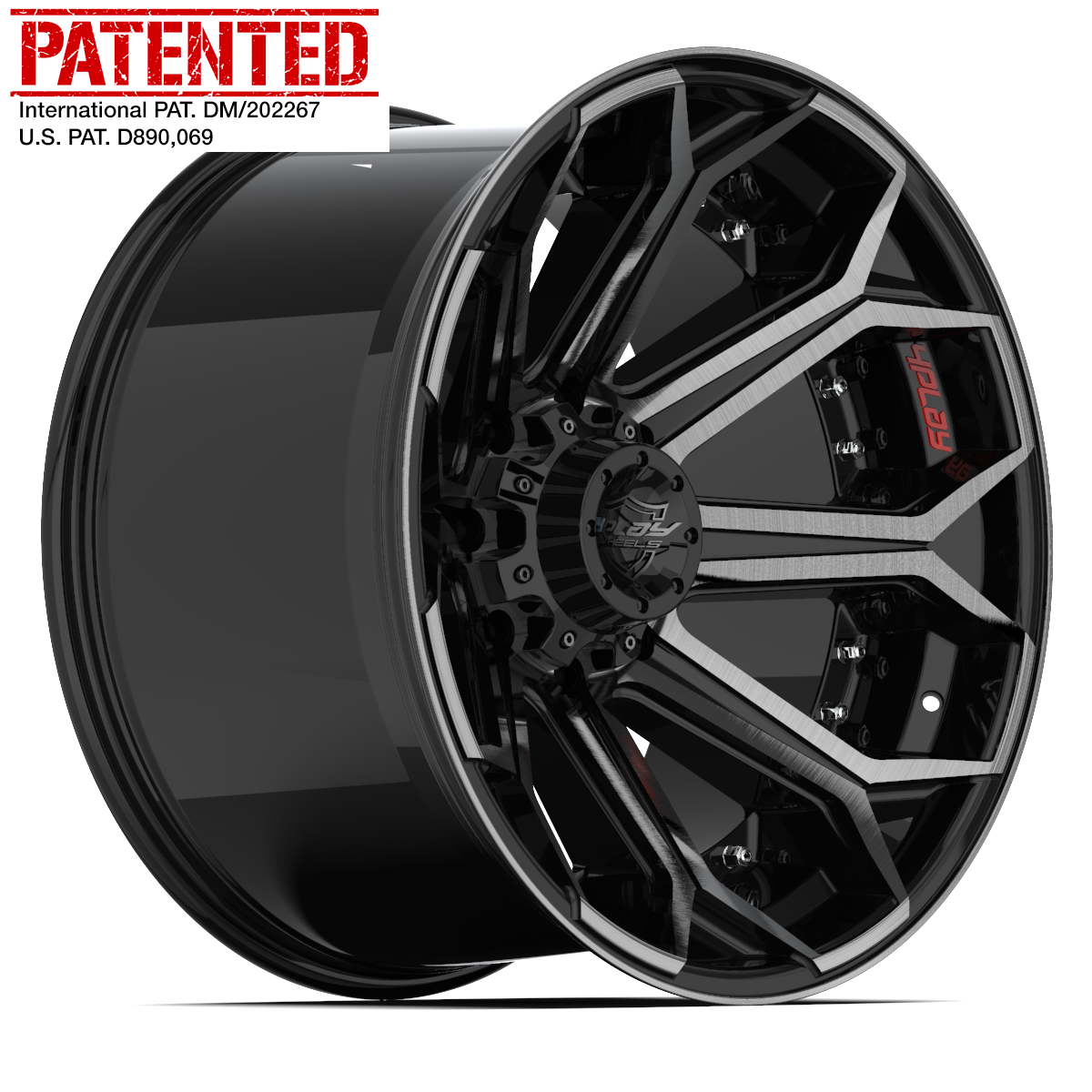 20" 4PLAY Wheel fits Ford - 4P80R Brushed Black Rim 20x10
