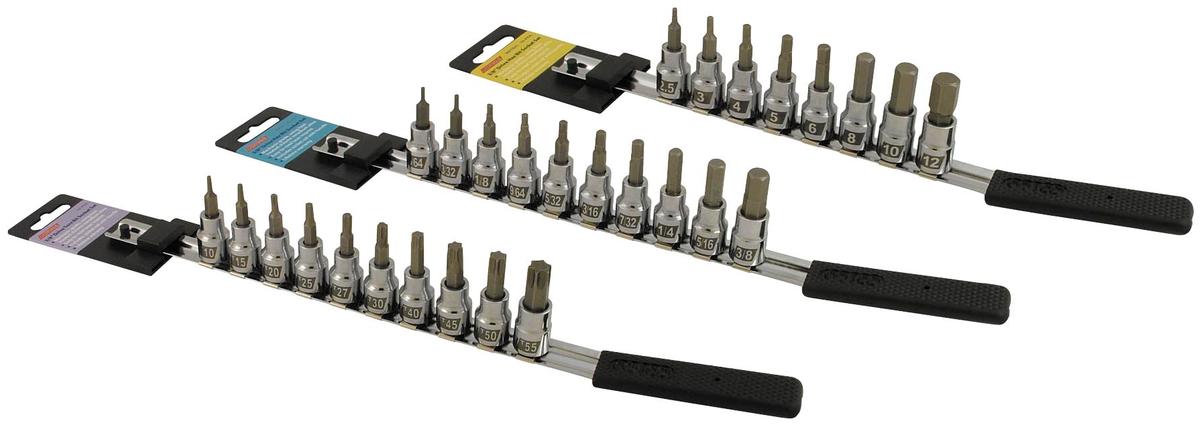 CruzTOOLS Hex Bit Socket Set - Inch - IN38HBS