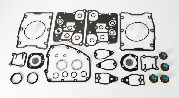 Cometic Gasket EST Top End Gasket Kit - Stnd Bore And Hat-Style Valve Stem Seals Motorcycle Street - C9146