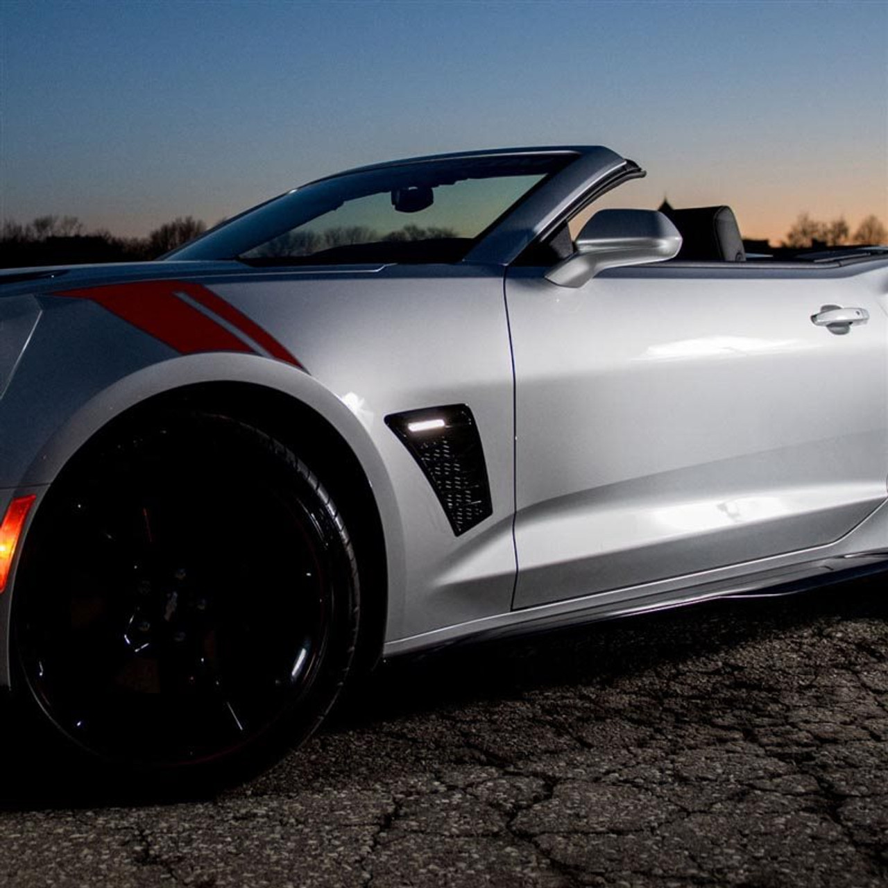 ACS Fender Insert w/LED Side Markers, Unpainted :: 2016-2018 Camaro