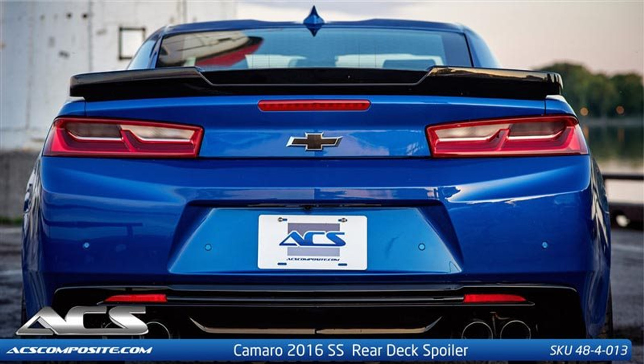 ACS Rear Deck Spoiler, Unpainted :: 2016-2024 Camaro I4 2.0L & V6