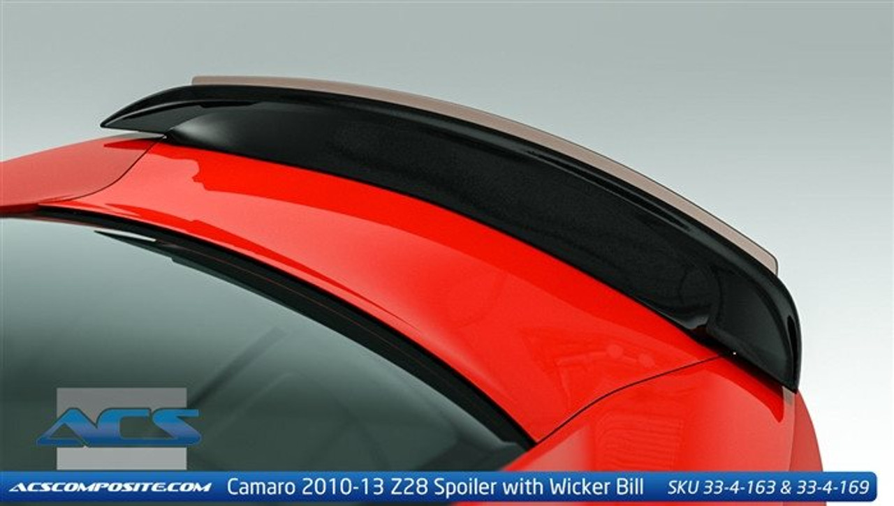ACS Z28 Style Rear Spoiler, Satin Black :: 2012-2013 Camaro