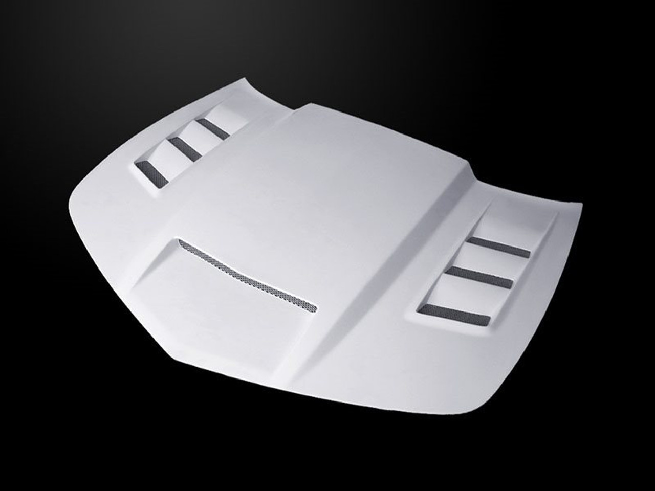 AmeriHood Type-VIP Functional Heat Extractor Ram Air Hood, Fiberglass :: 2010-2013 Camaro V6 & SS