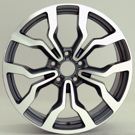 18" Fits Audi - R8 Wheel - Gunmetal Mach'd Face 18x8