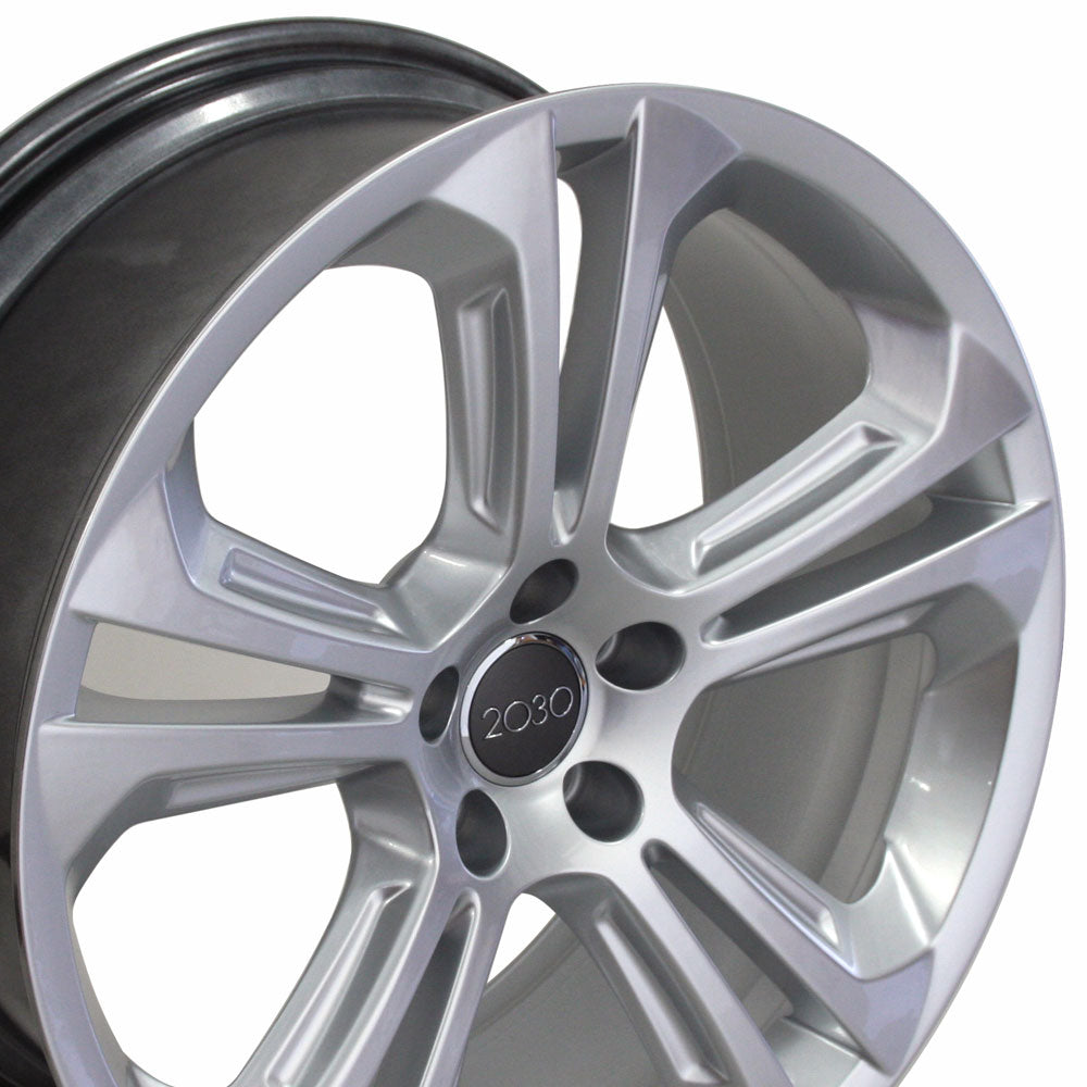 20" Fits Audi - Q5 Style Wheel - Hyper Silver 2x8.5