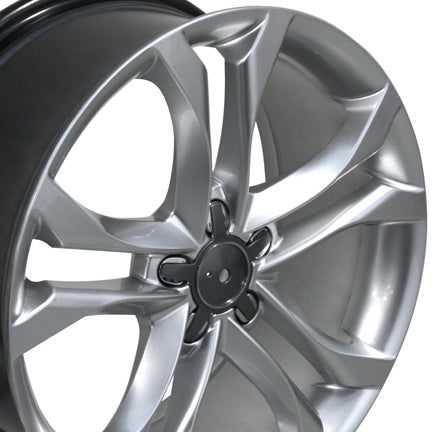 18" Fits Audi - S4 Style Wheel - Hyper Silver 18x8
