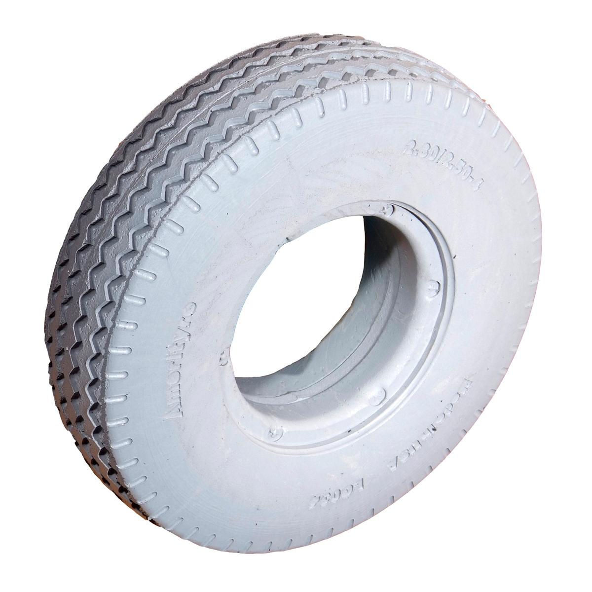 Amerityre Sawtooth 280/250-4 Solid Gray Non-Marking 1.5in. Hand Truck Tire